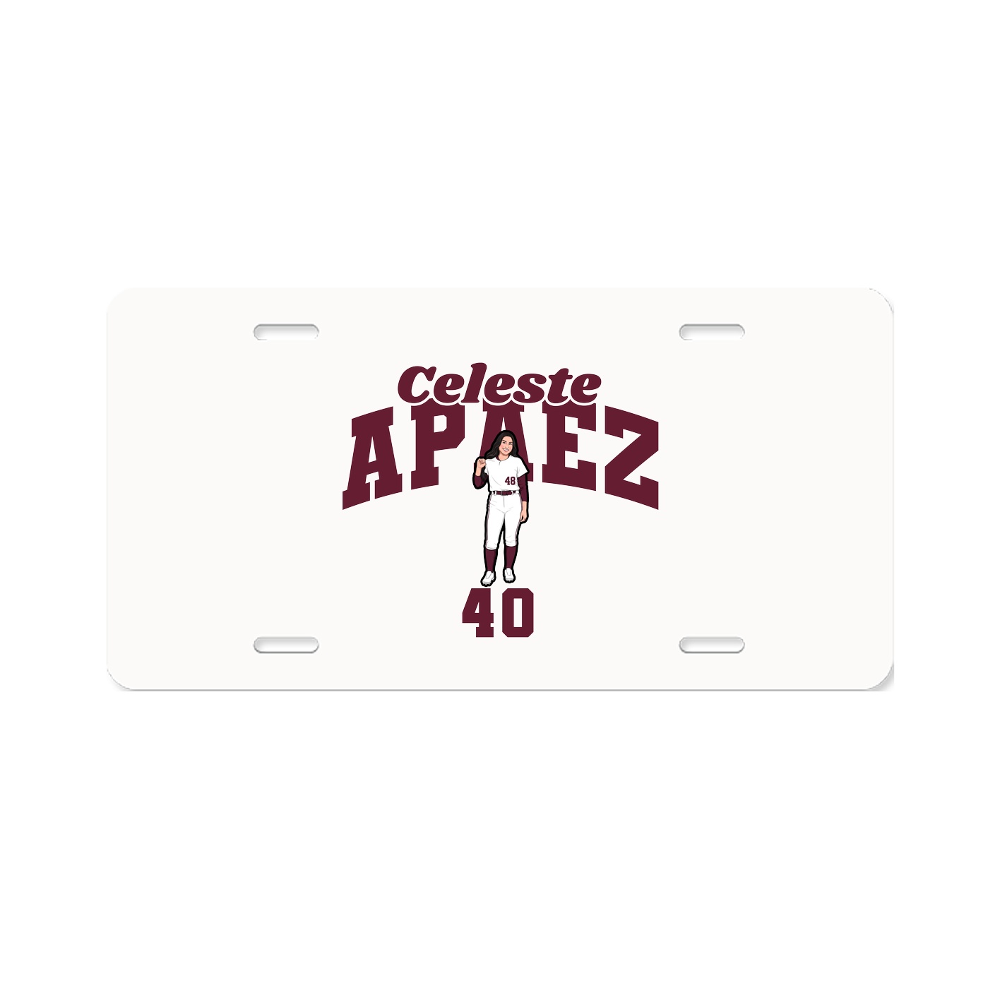 License Plate — Signature Arch in Classic