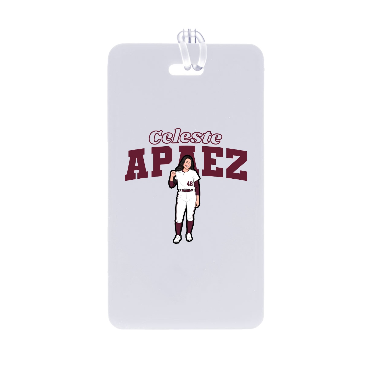 Bag Tag — Name Arch in Classic