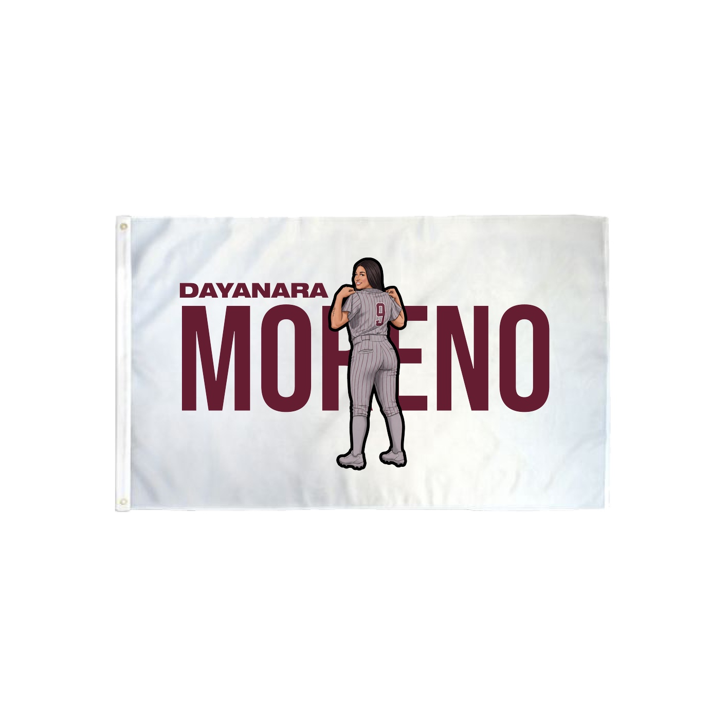 3x5 Flag — Player Name in Classic