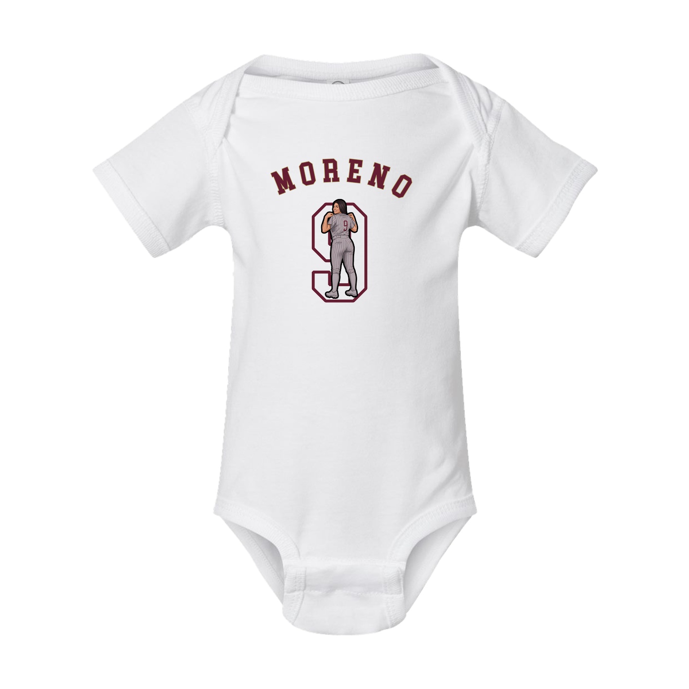 Baby Onesie — Shirsey Arch in White