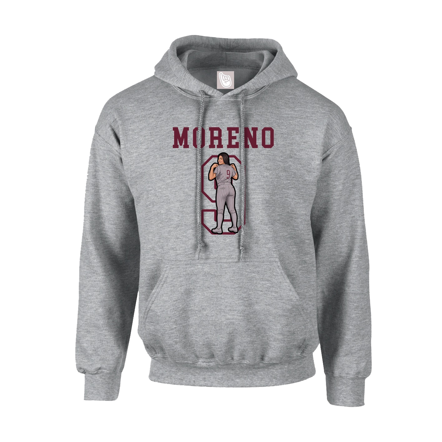 Hoodie — Shirsey in Grey