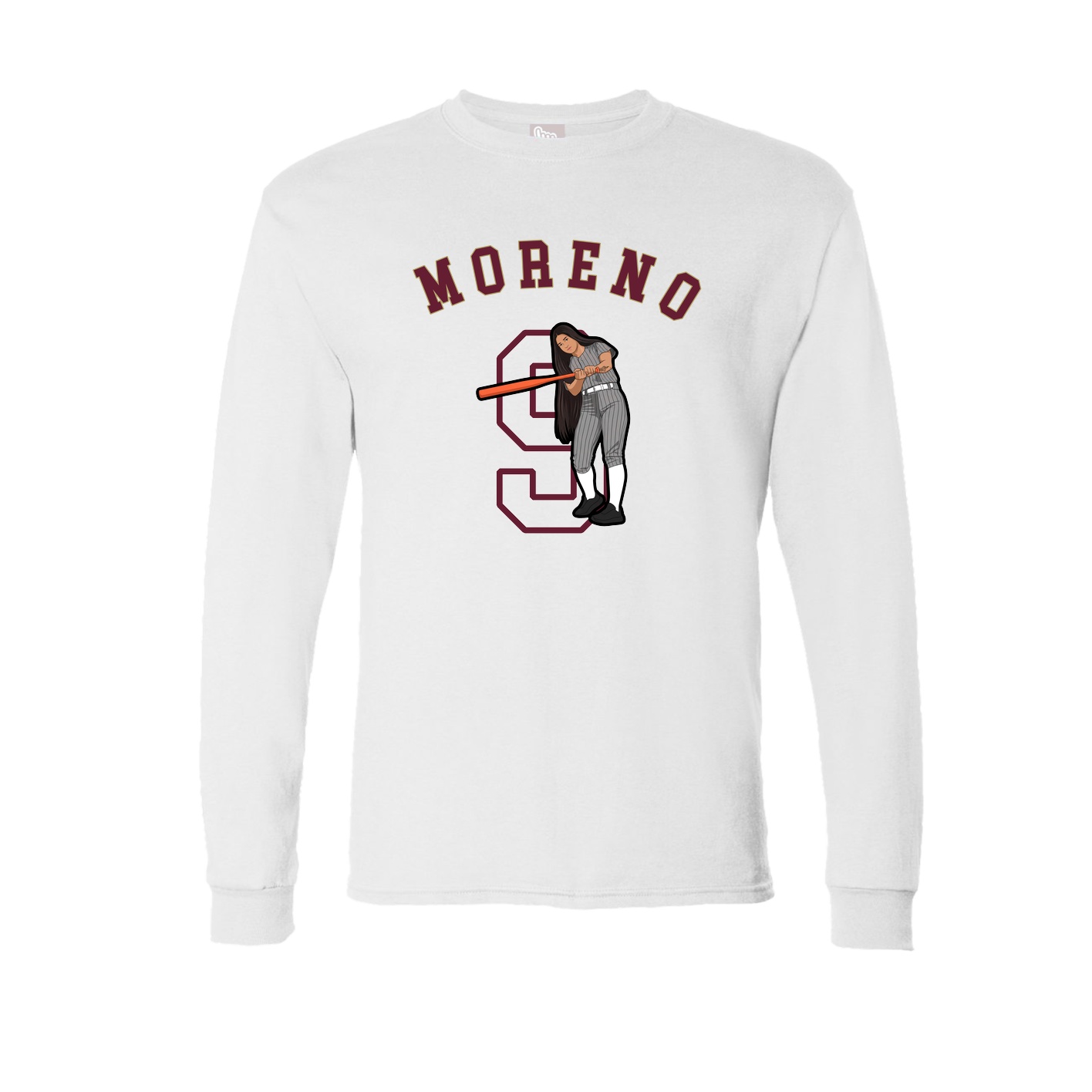 Long Sleeve Tee — Shirsey Arch in White