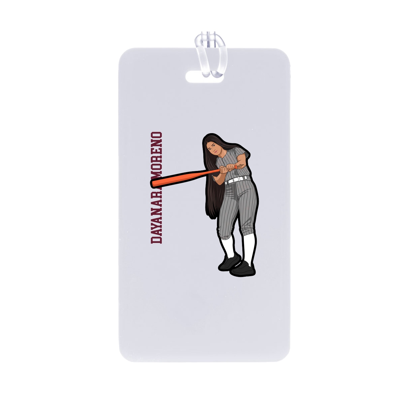 Bag Tag — Name Vertical in Classic