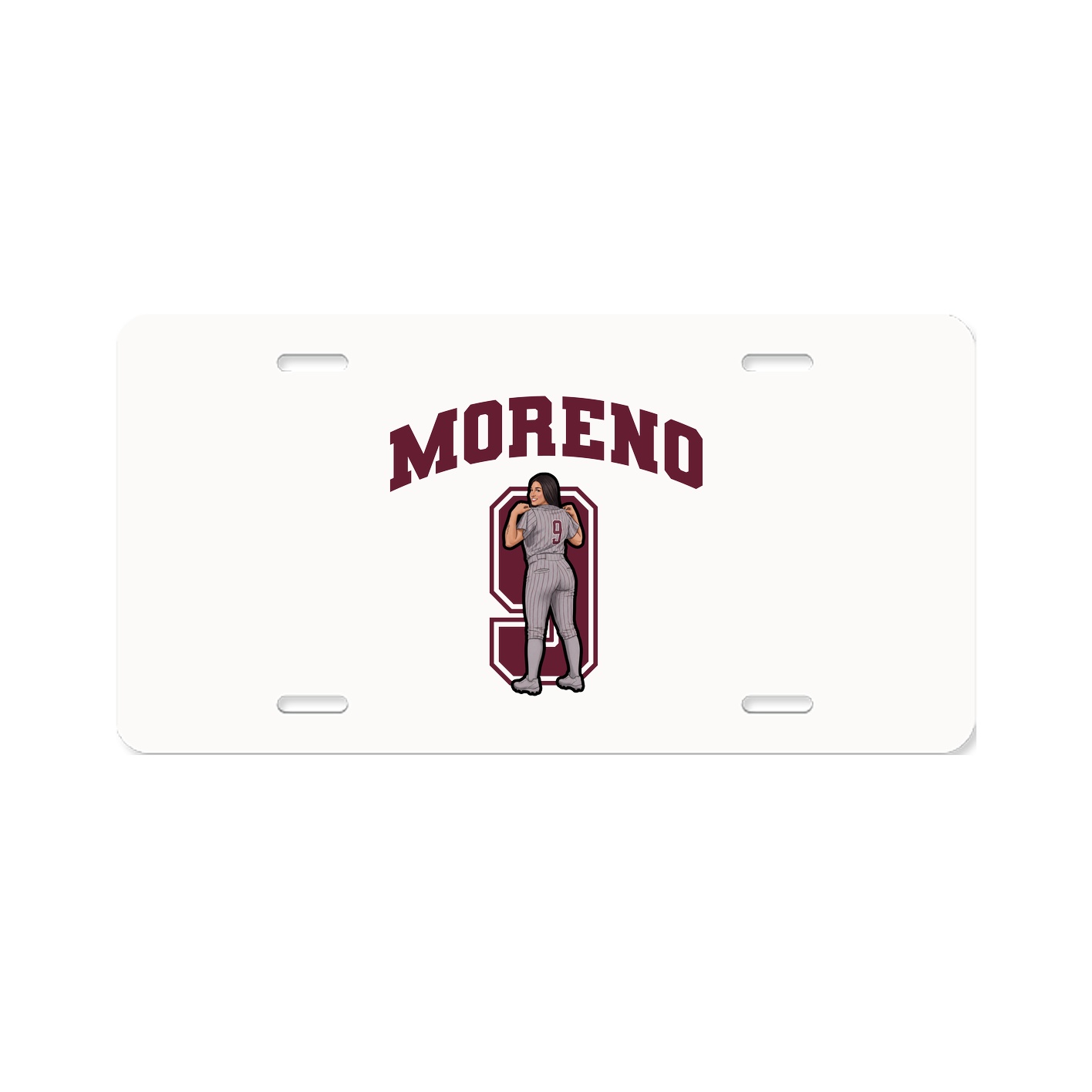 License Plate — Number in Classic