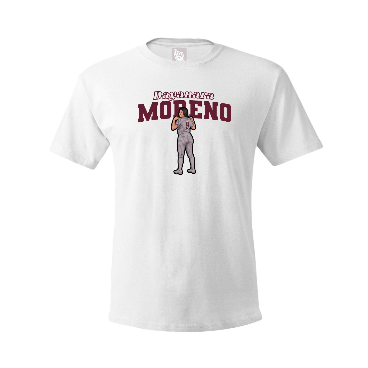 Tee — Name Arch in White