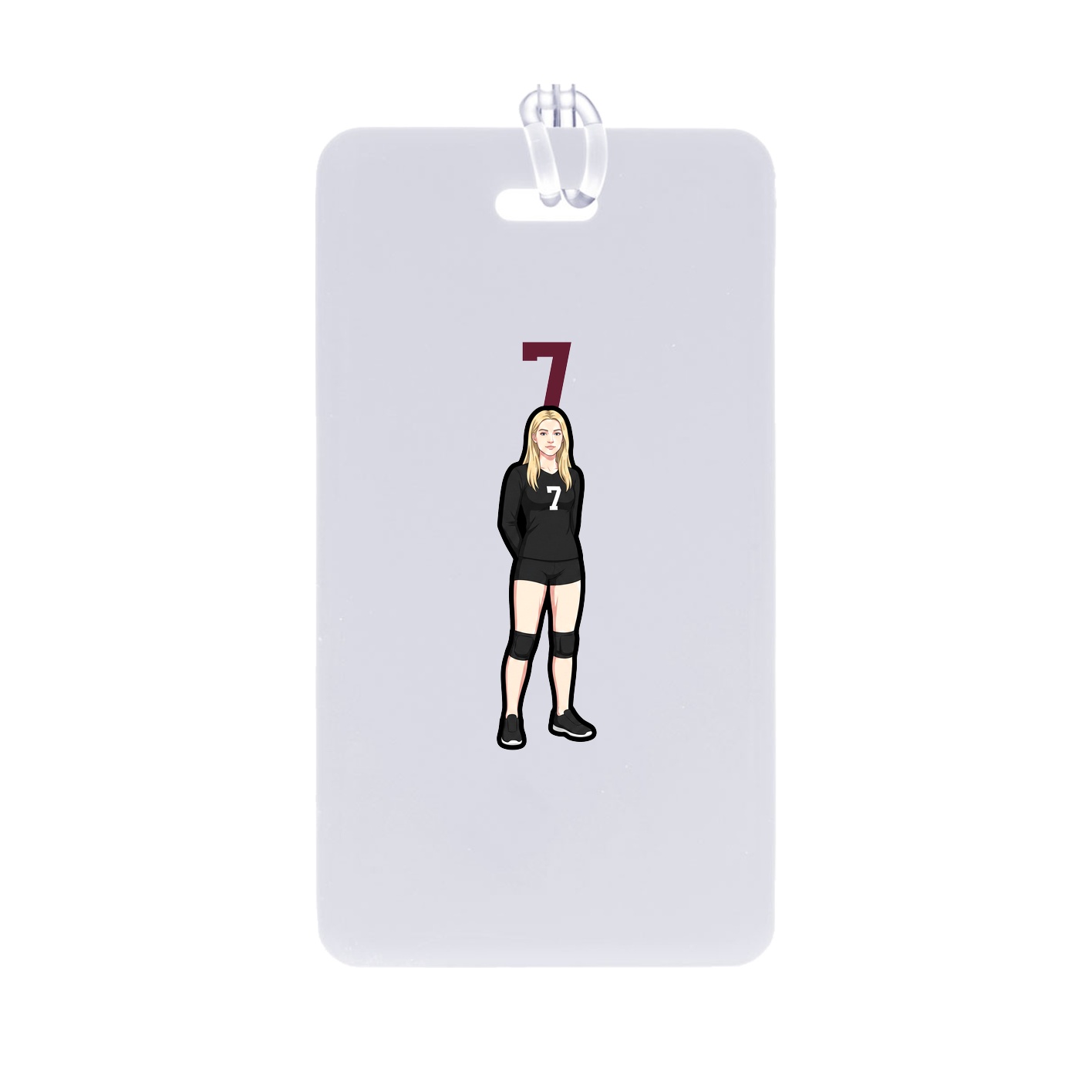 Bag Tag — Number Top in Classic