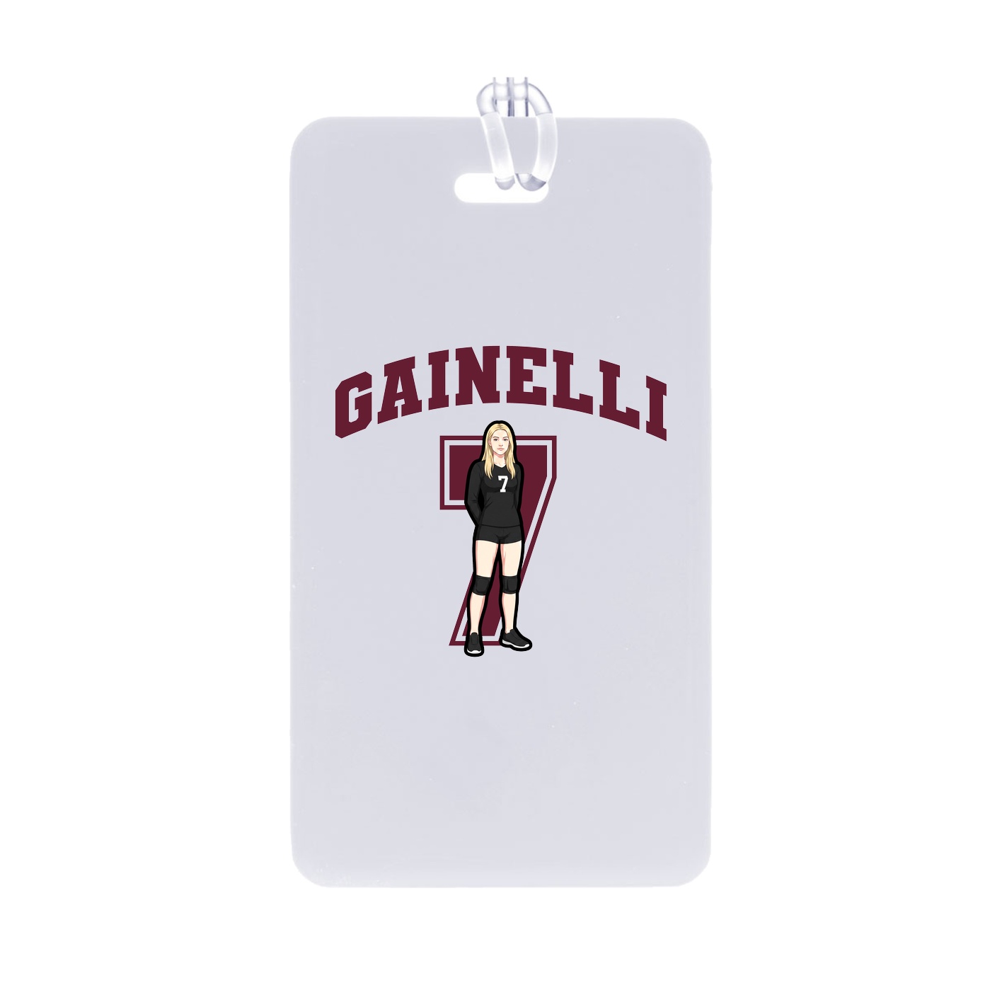 Bag Tag — Number in Classic
