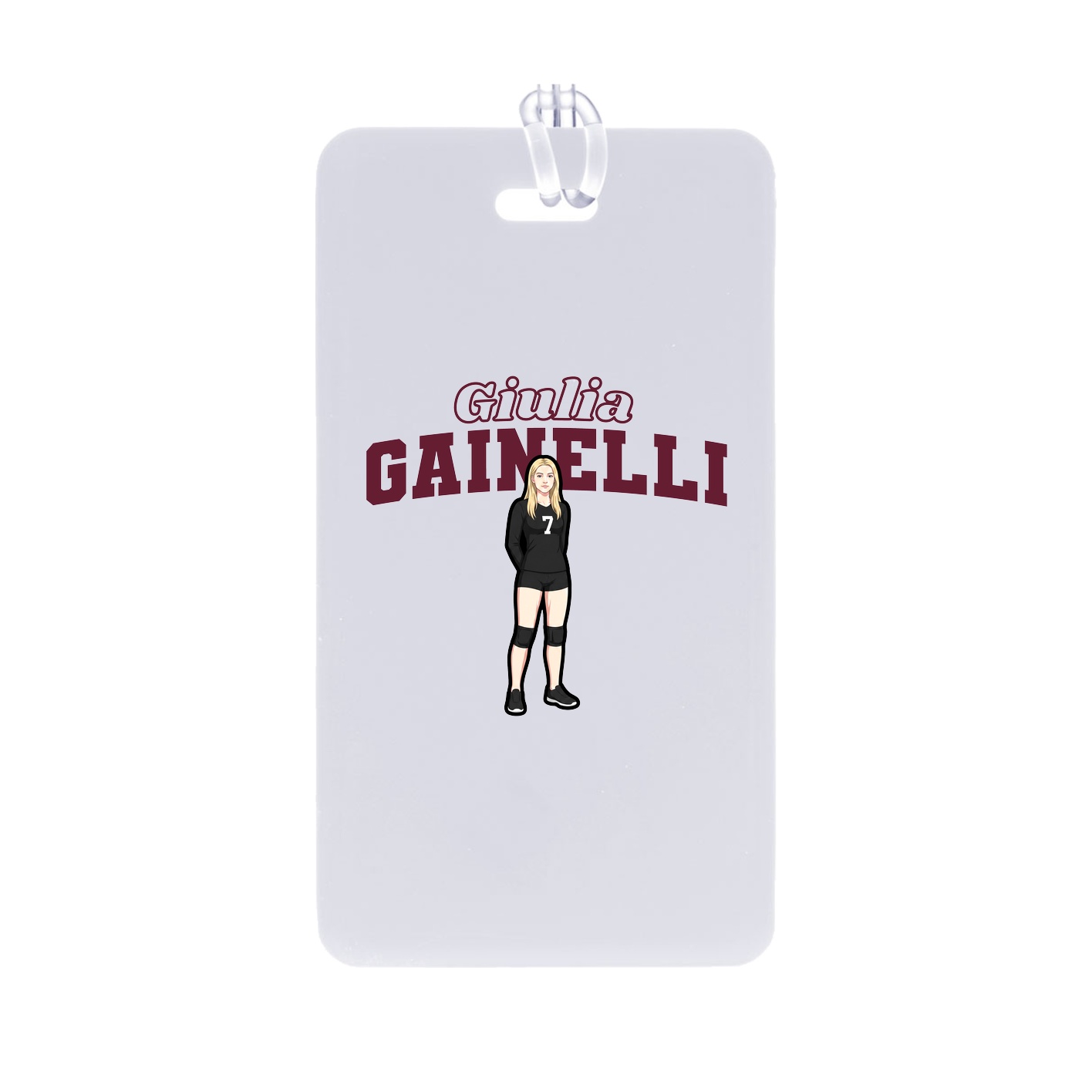 Bag Tag — Name Arch in Classic