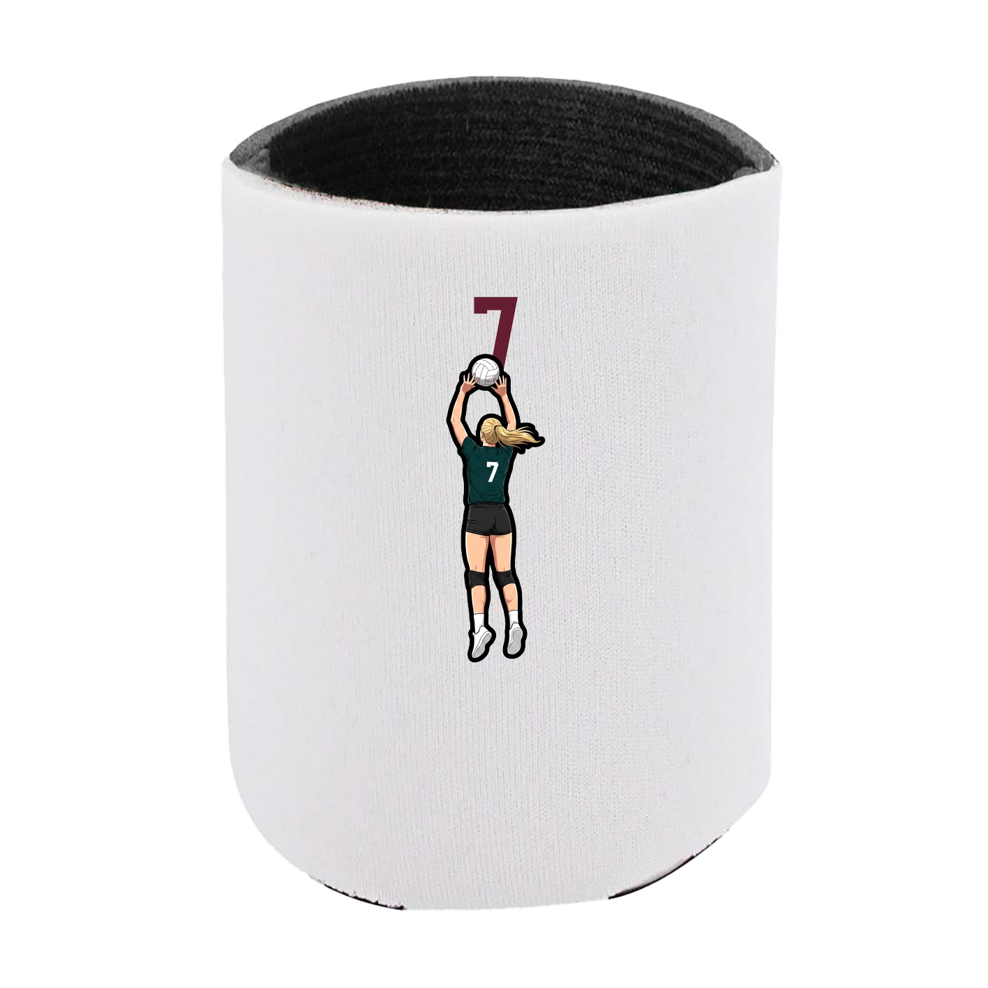 Can Holder — Number Top in White