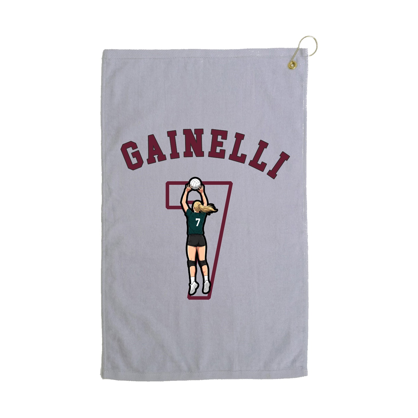 Golf Towel — Shirsey Arch in Grey