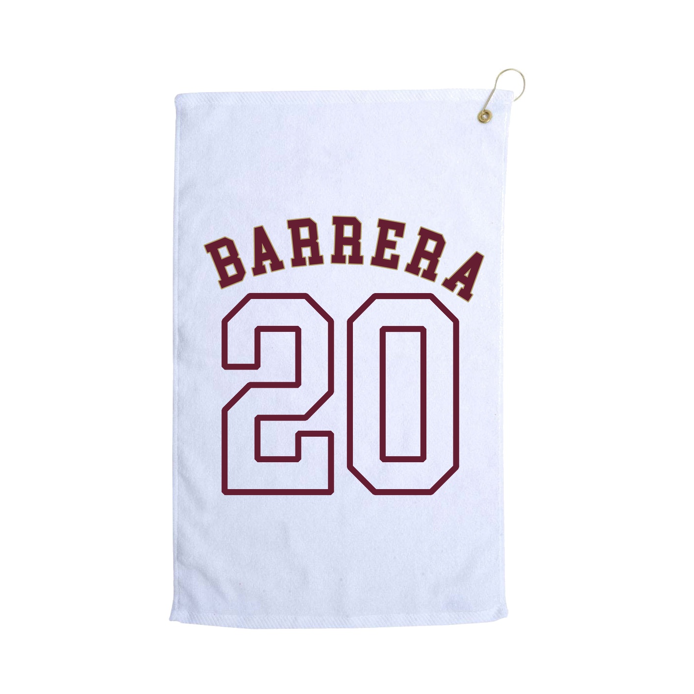 Golf Towel — Shirsey Arch in White
