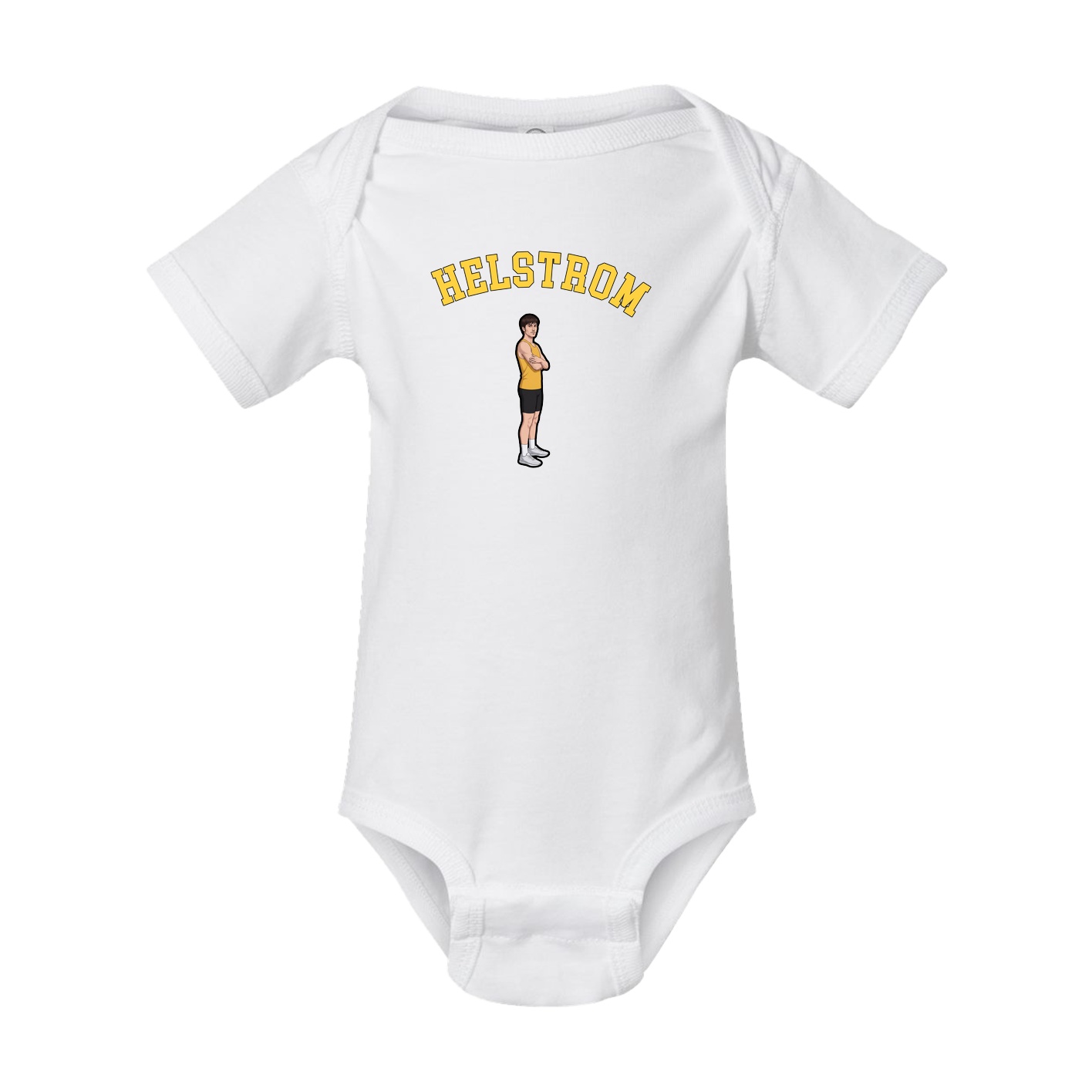 Baby Onesie — Shirsey Arch in White