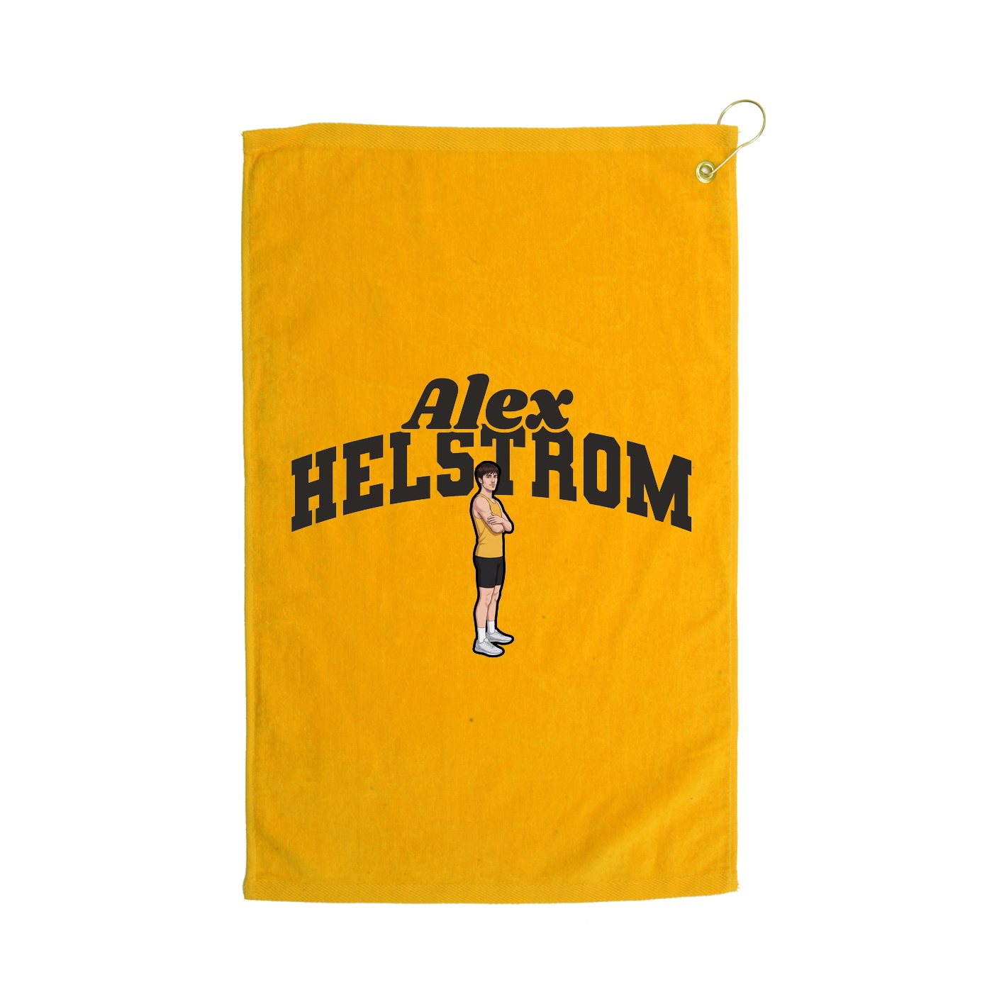 Golf Towel — Signature Arch in Gold