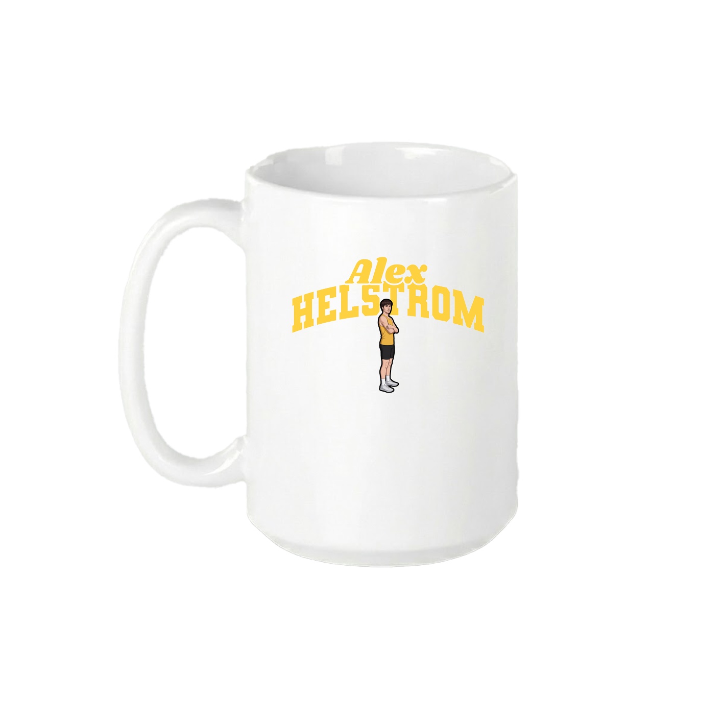 15oz Coffee Mug — Signature Arch in White