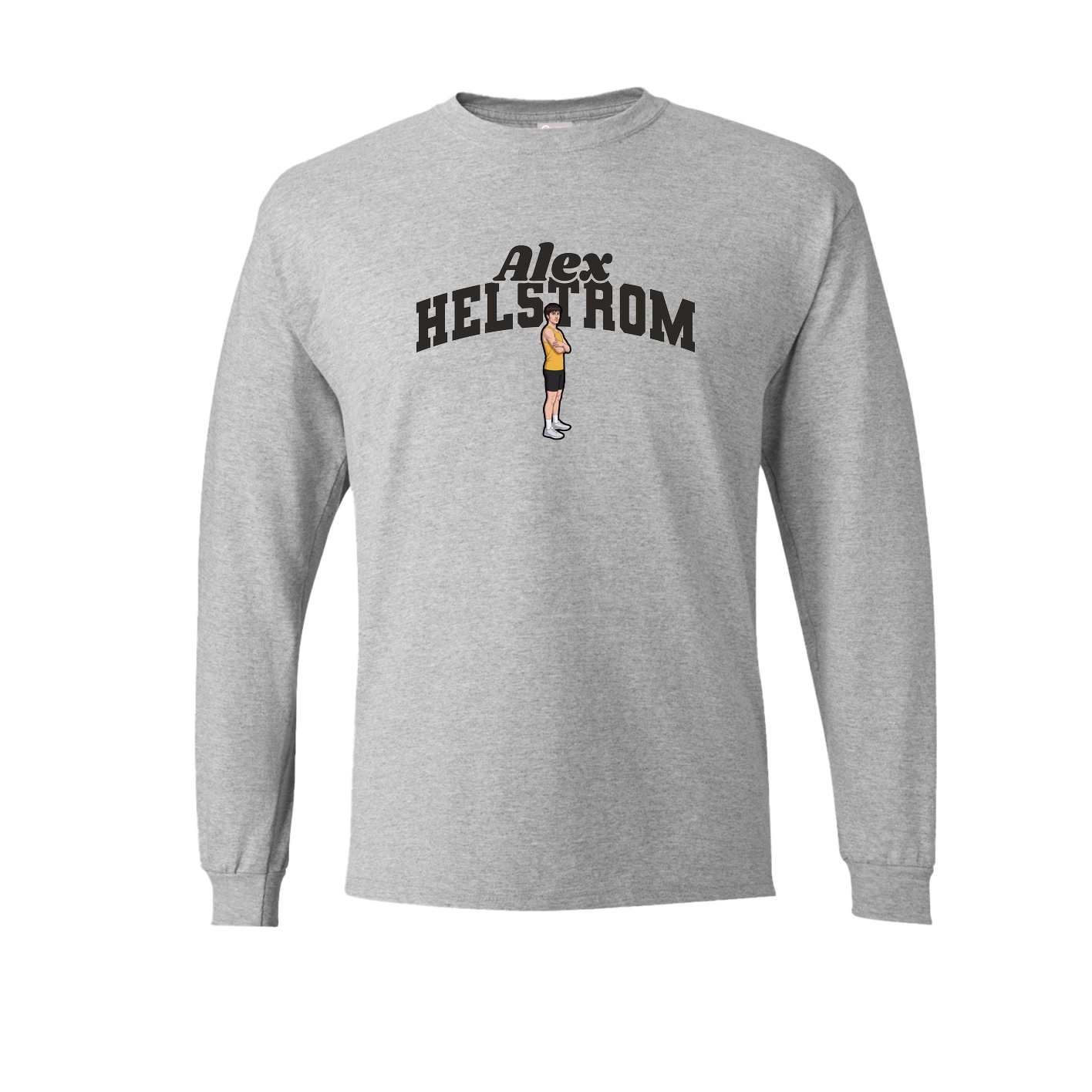 Long Sleeve Tee — Signature Arch in Grey