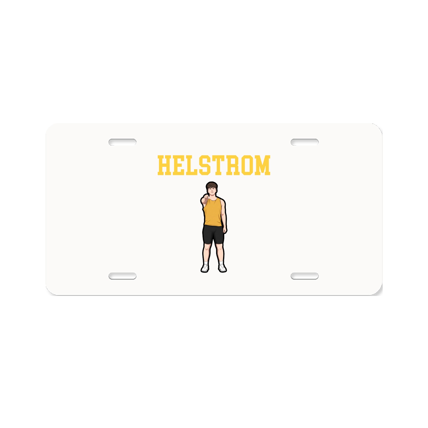 License Plate — Shirsey in Classic