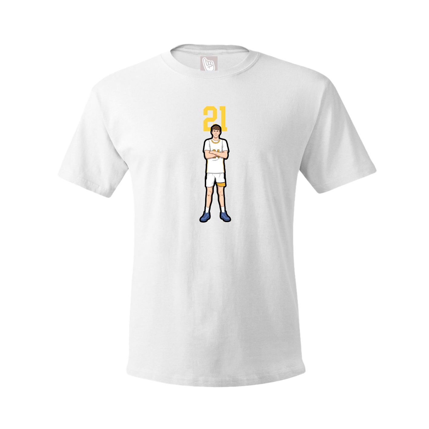 Tee — Number Top in White