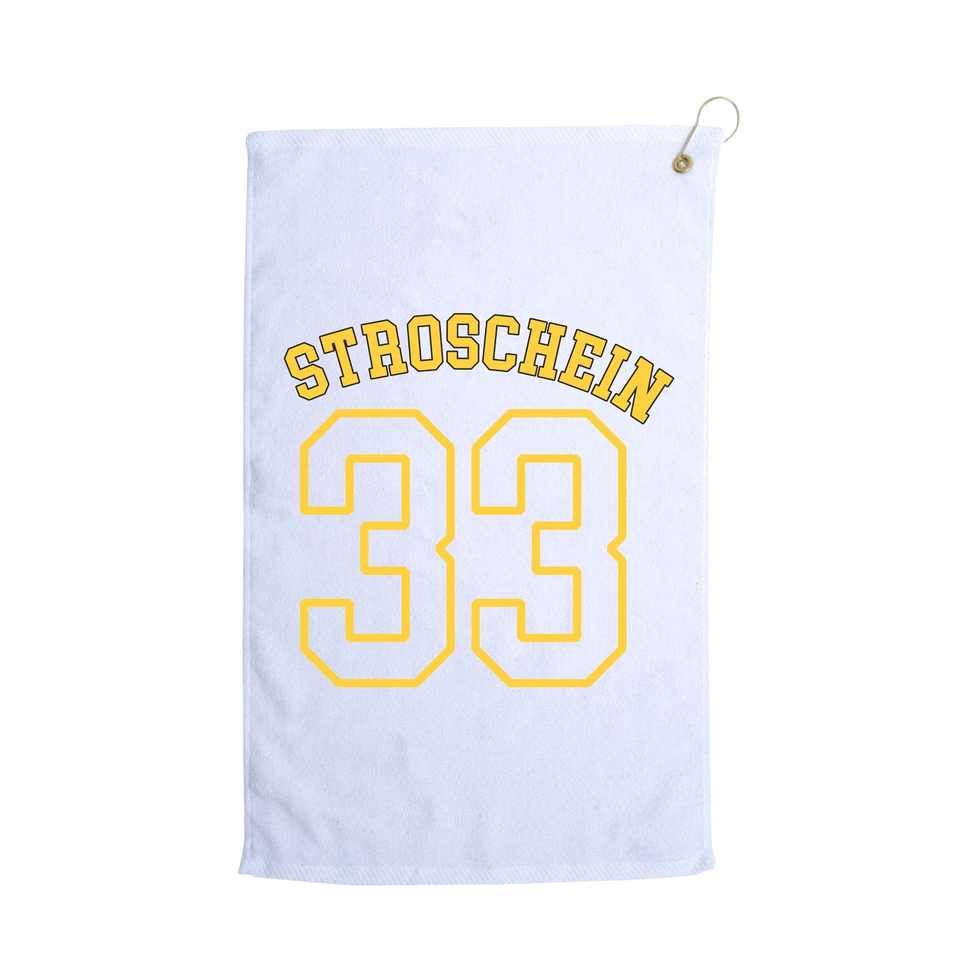 Golf Towel — Shirsey Arch in White