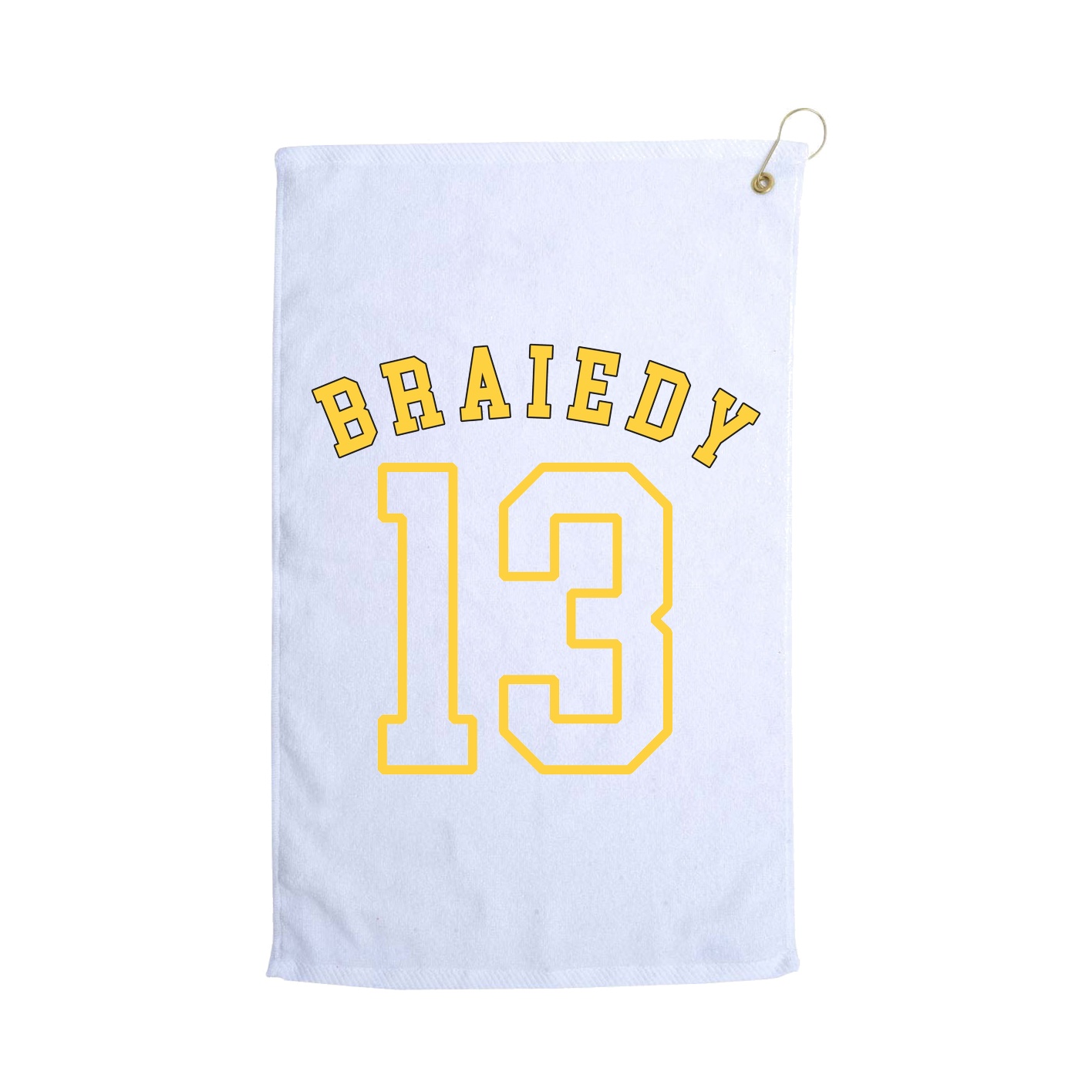 Golf Towel — Shirsey Arch in White