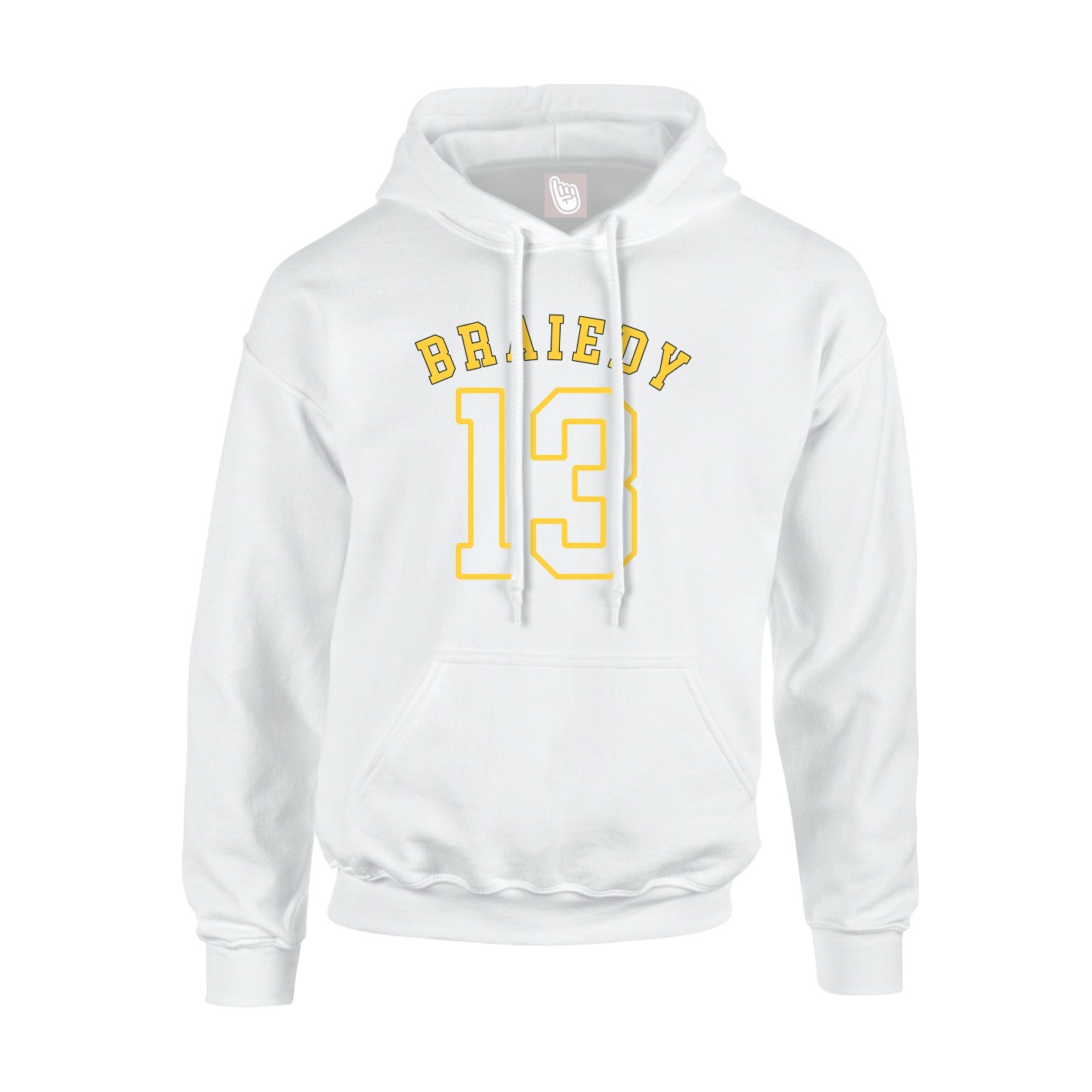 Hoodie — Shirsey Arch in White