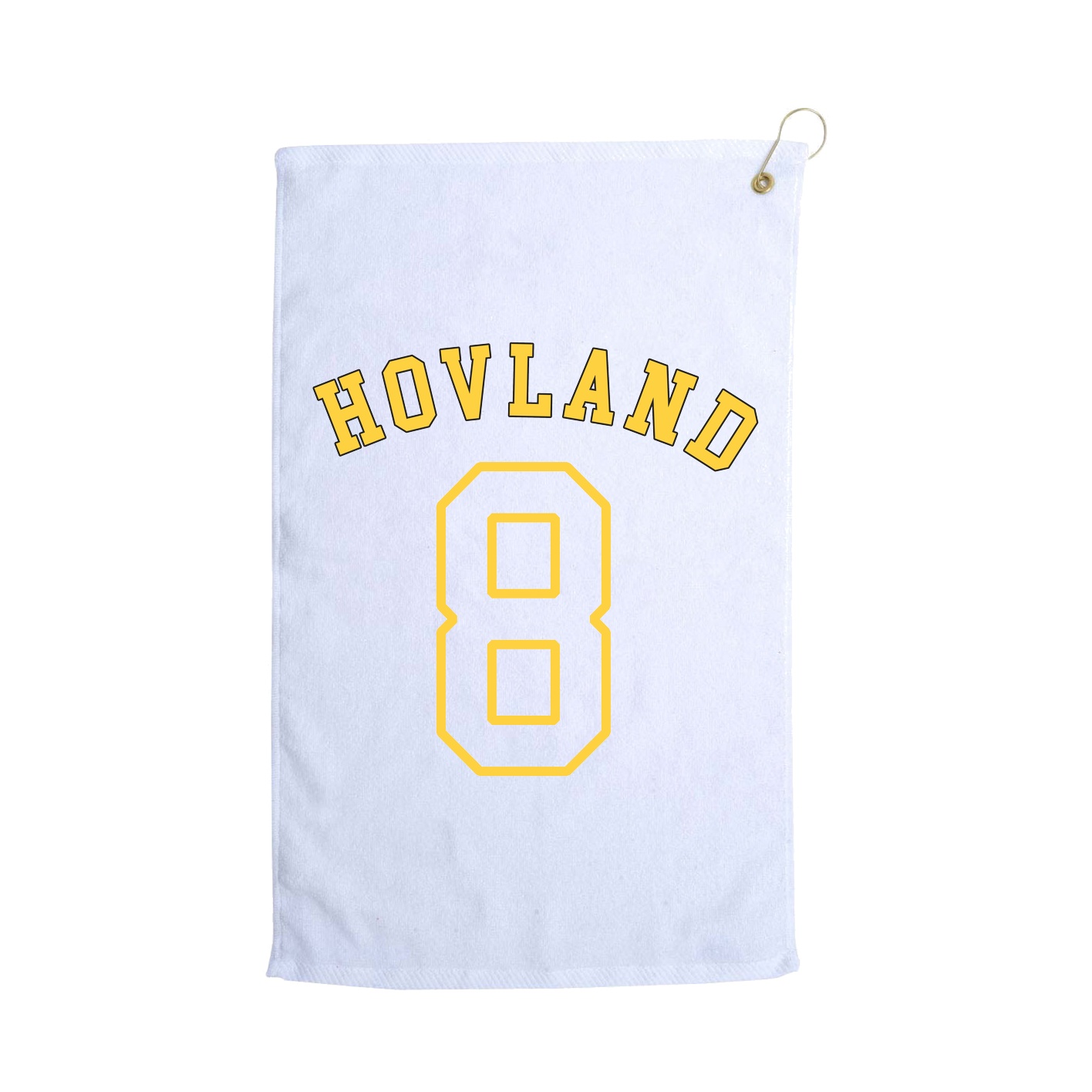 Golf Towel — Shirsey Arch in White