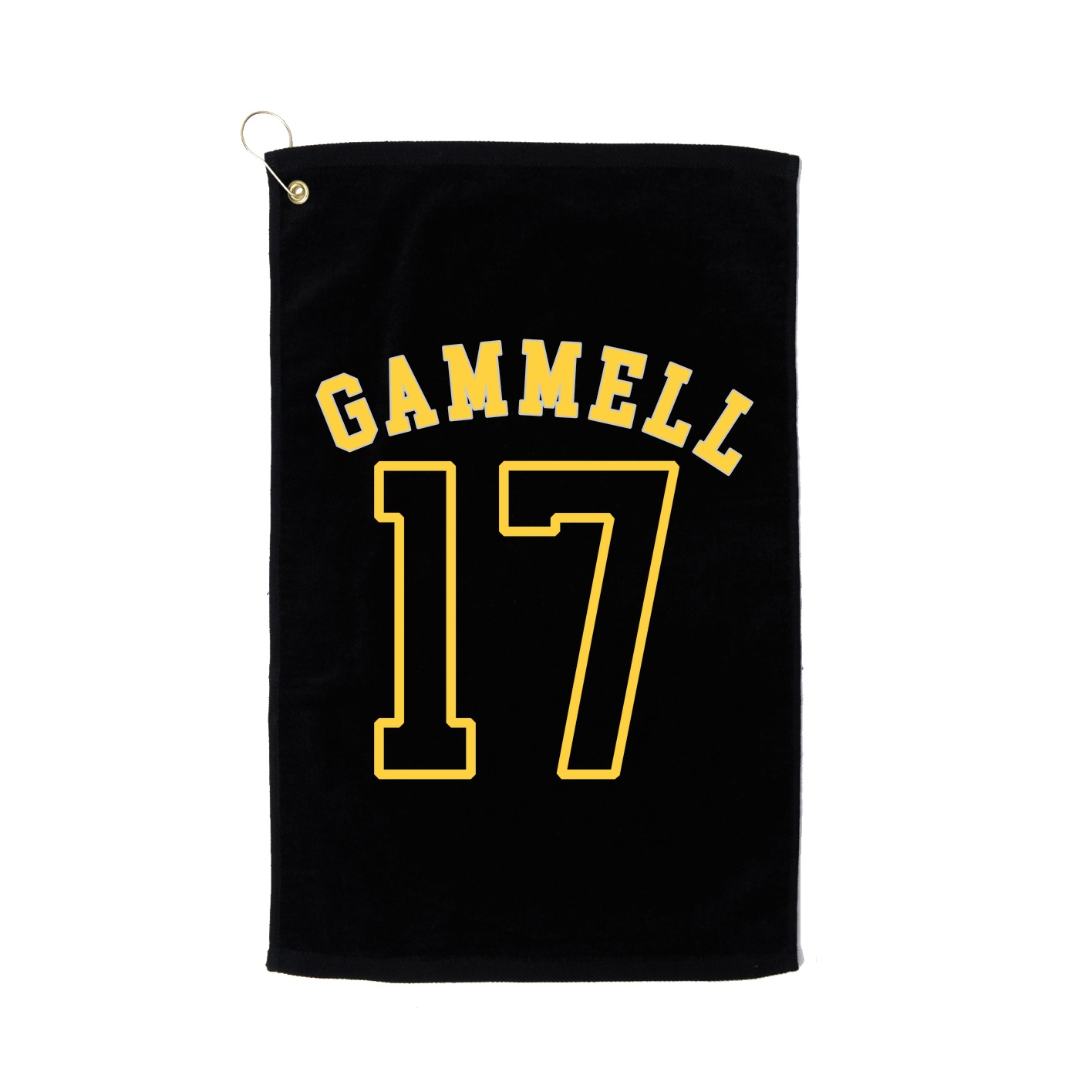 Golf Towel — Shirsey Arch in Black