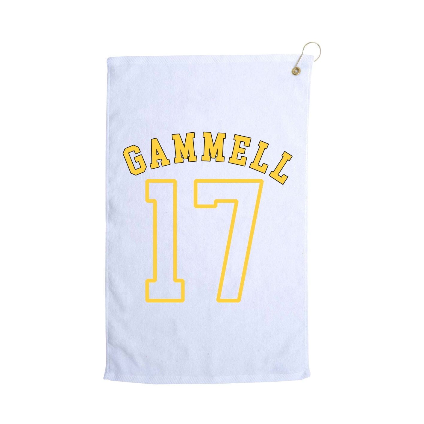 Golf Towel — Shirsey Arch in White