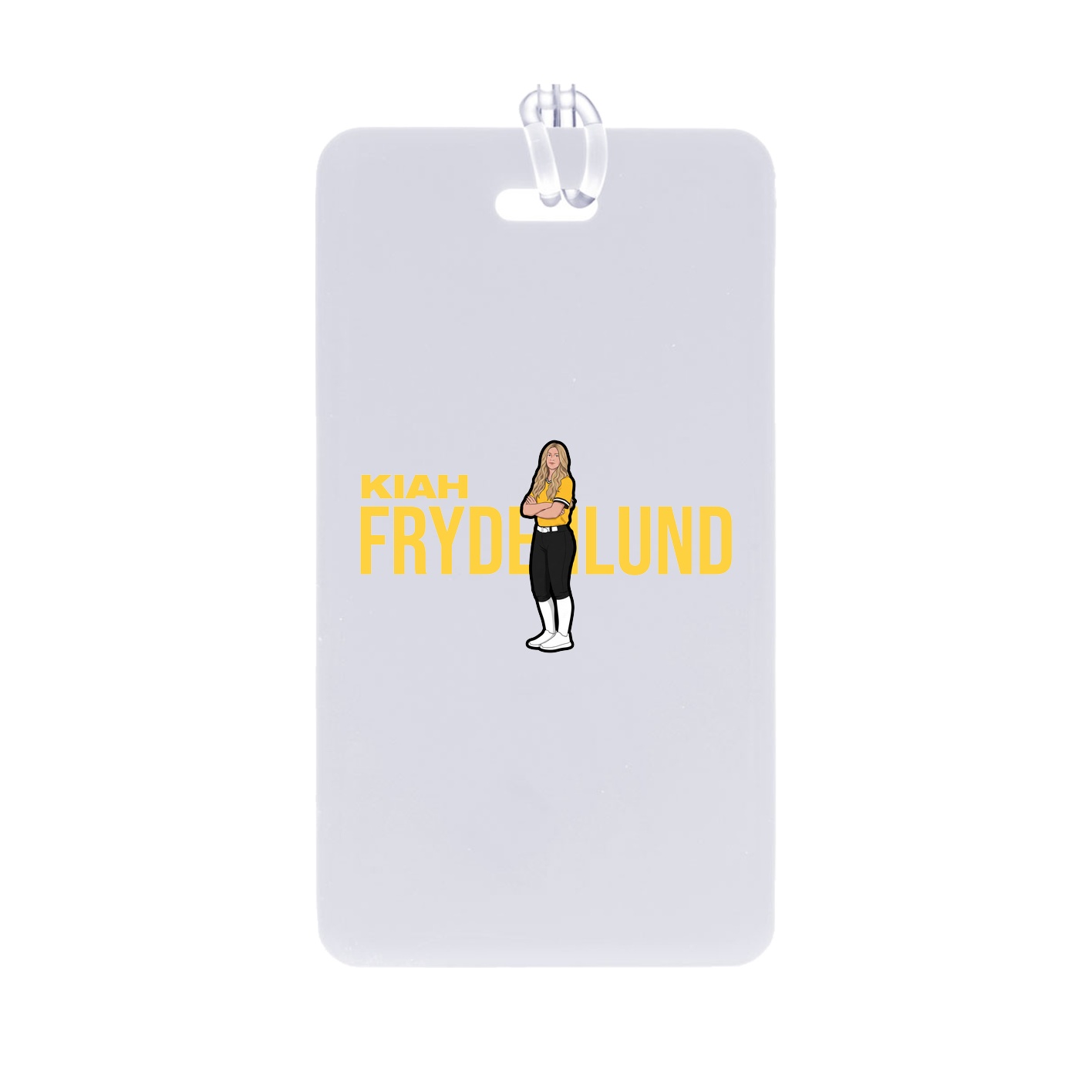 Bag Tag — Player Name in Classic