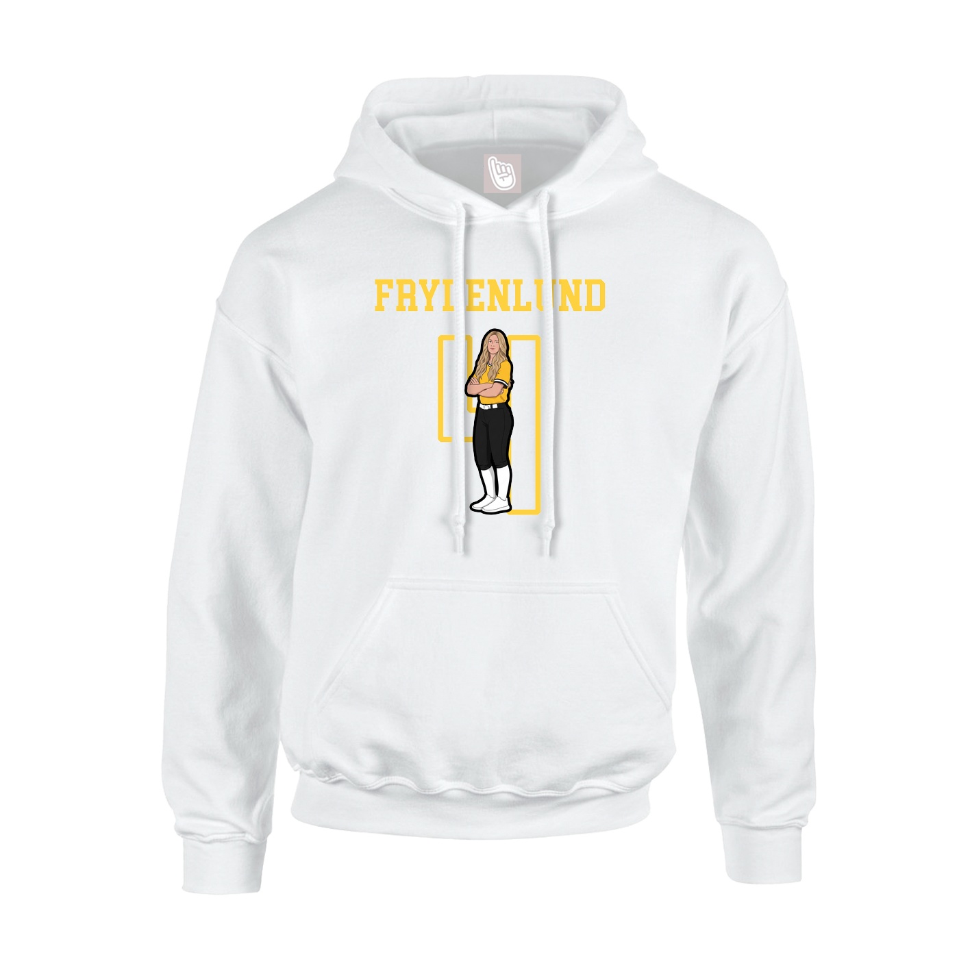 Hoodie — Shirsey in White