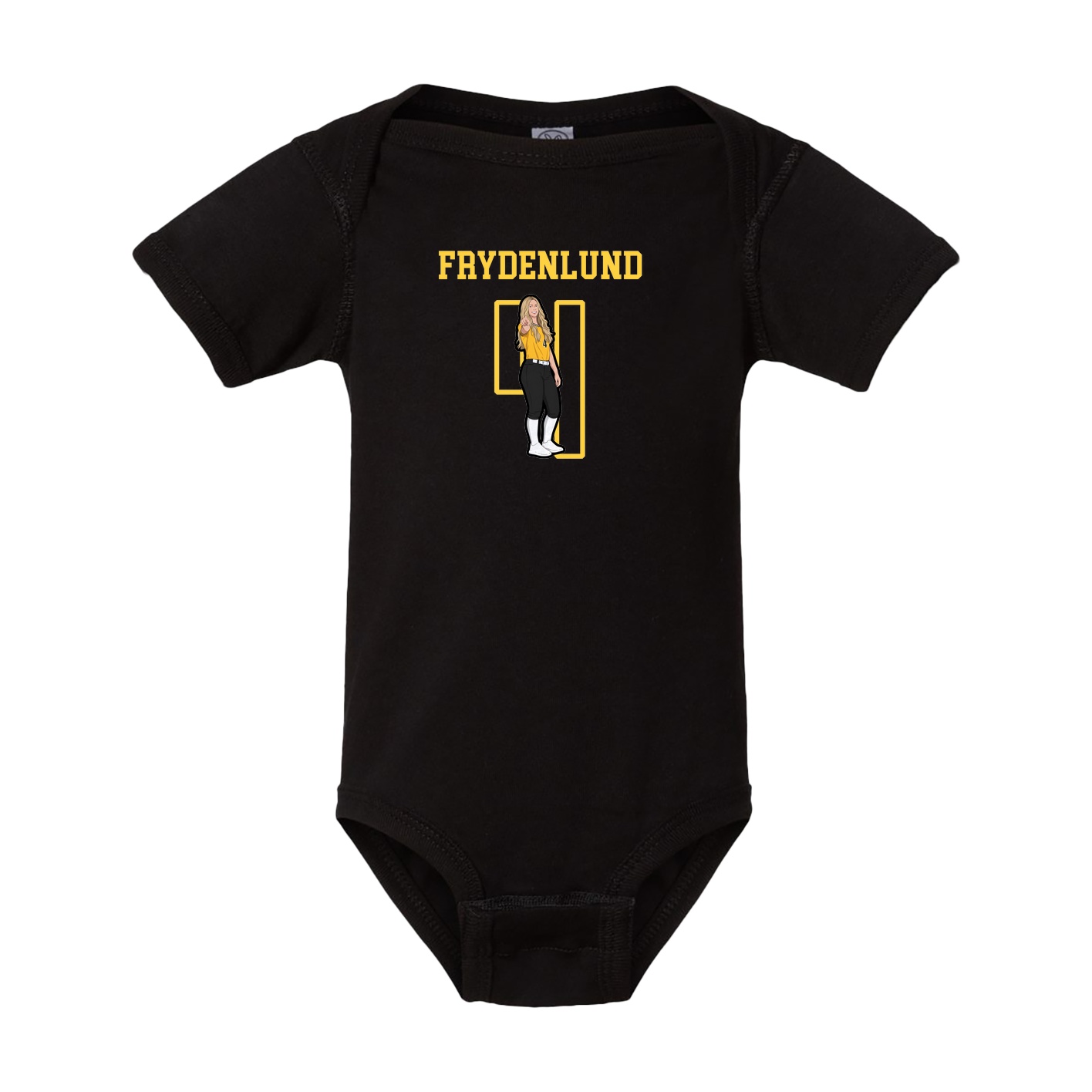 Baby Onesie — Shirsey in Black