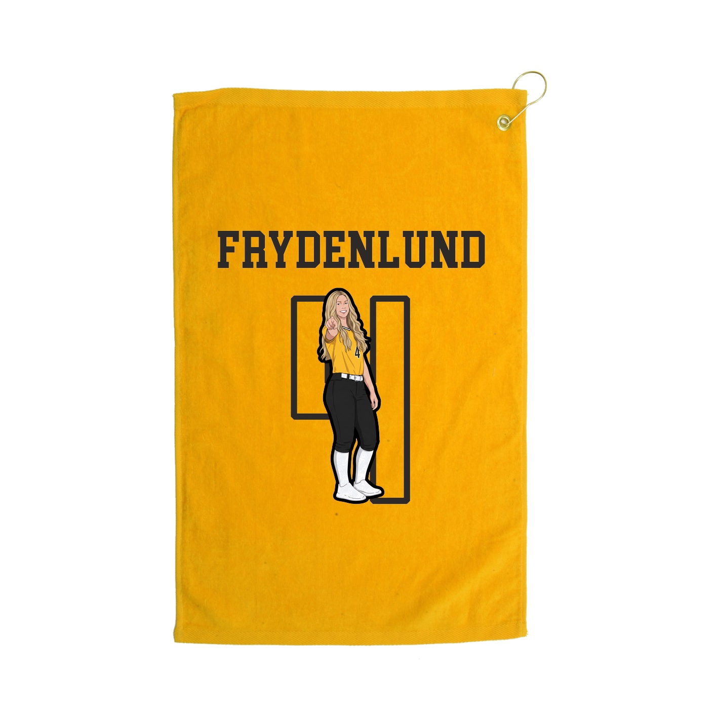 Golf Towel — Shirsey in Gold