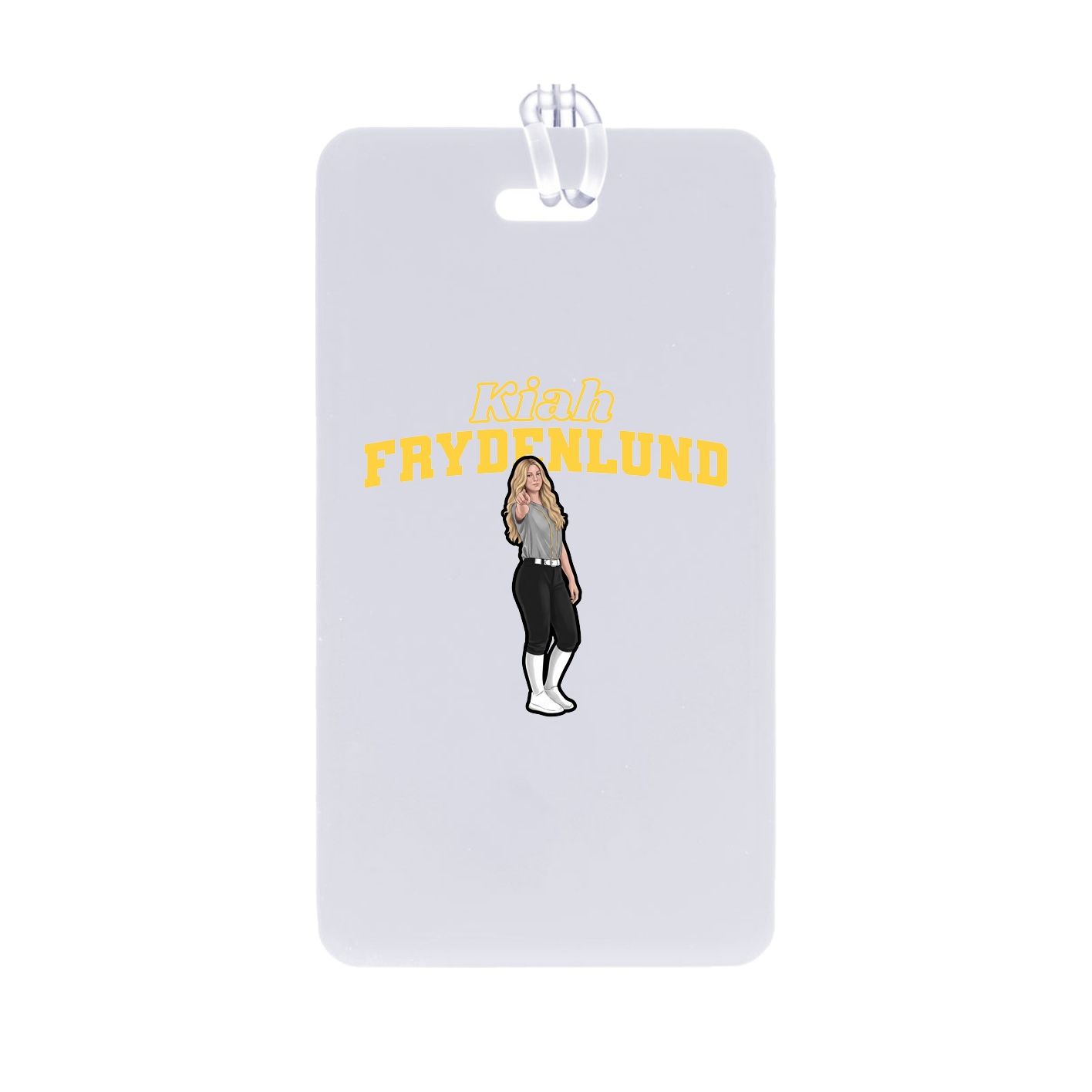 Bag Tag — Name Arch in Classic
