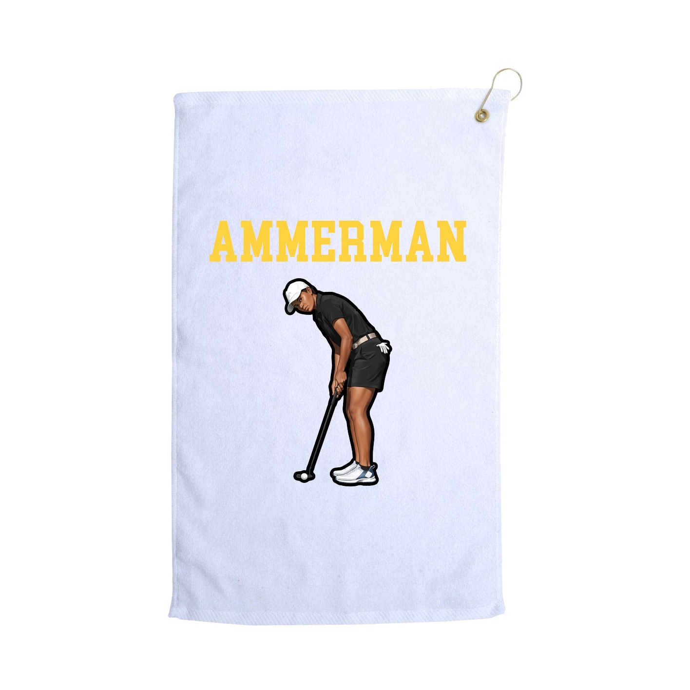 Golf Towel — Shirsey in White