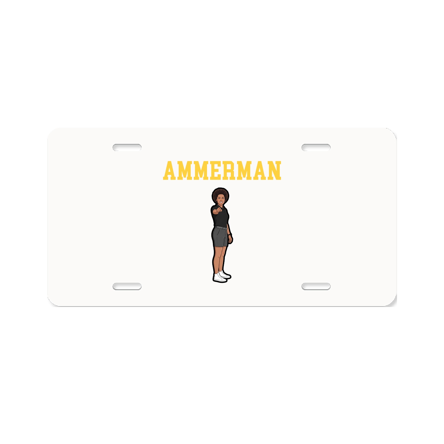 License Plate — Shirsey in Classic