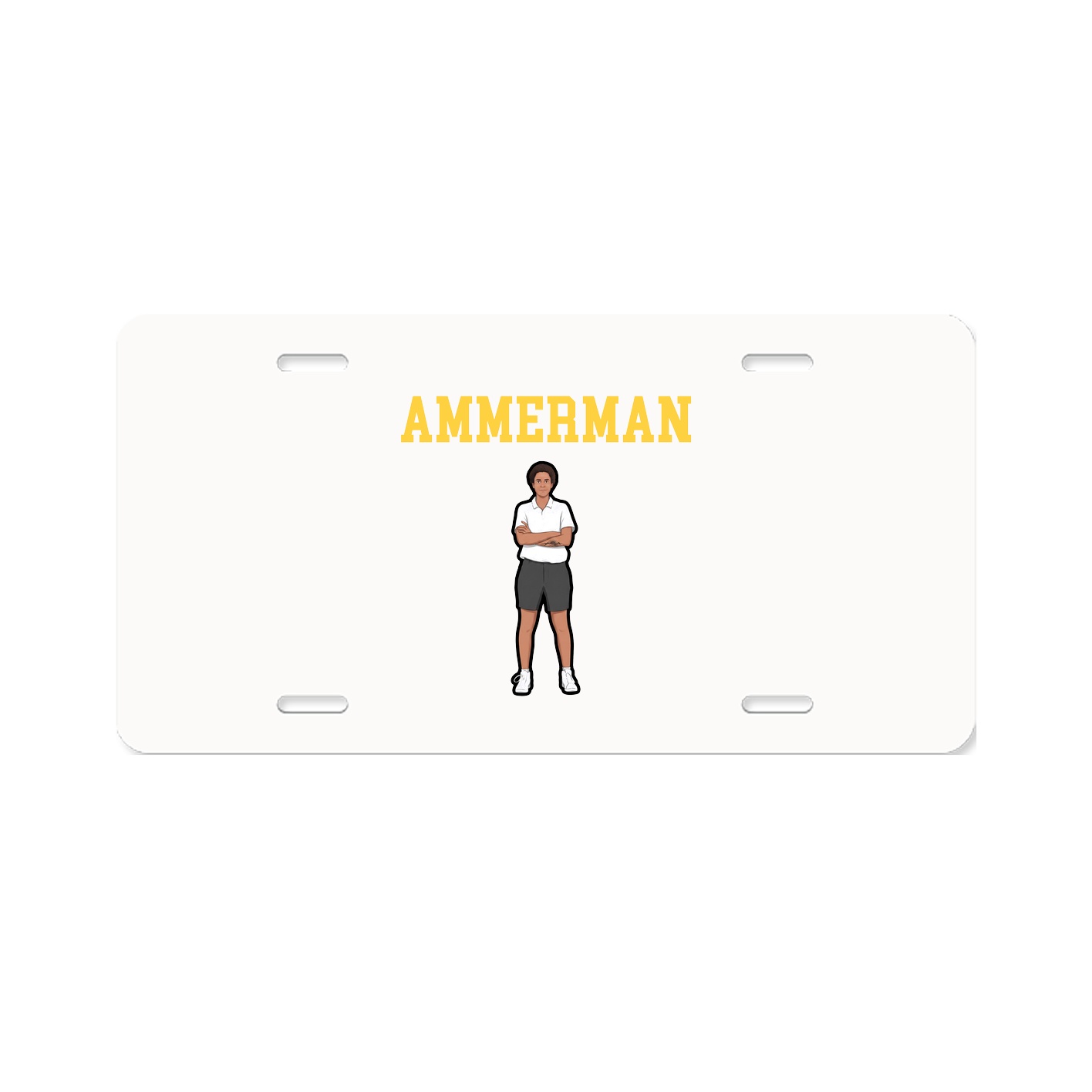 License Plate — Shirsey in Classic
