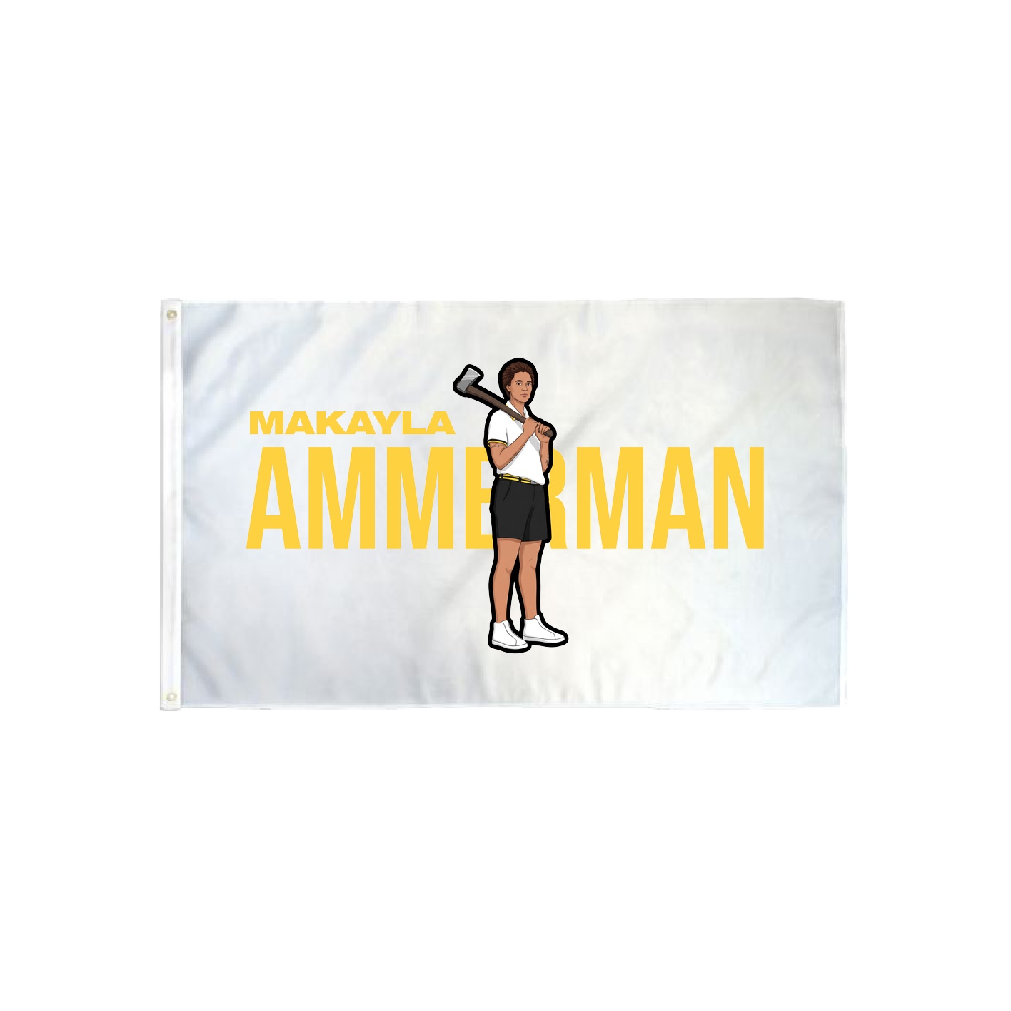 3x5 Flag — Player Name in Classic