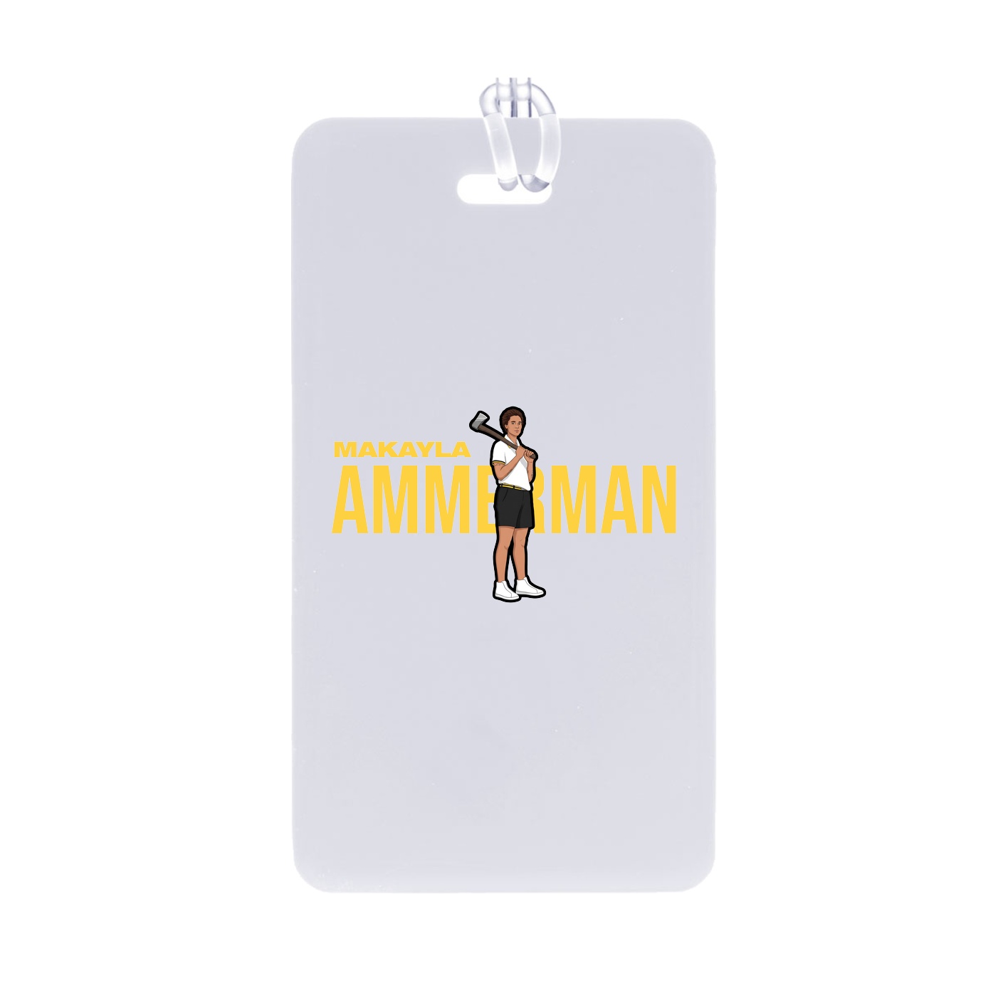 Bag Tag — Player Name in Classic