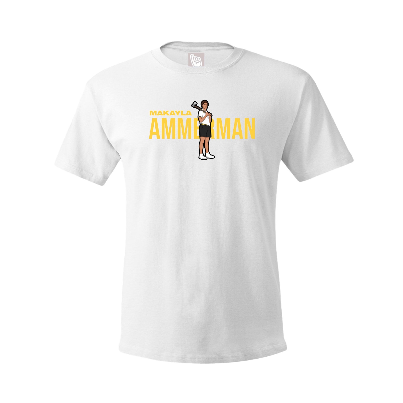 Youth Tee — Player Name in White