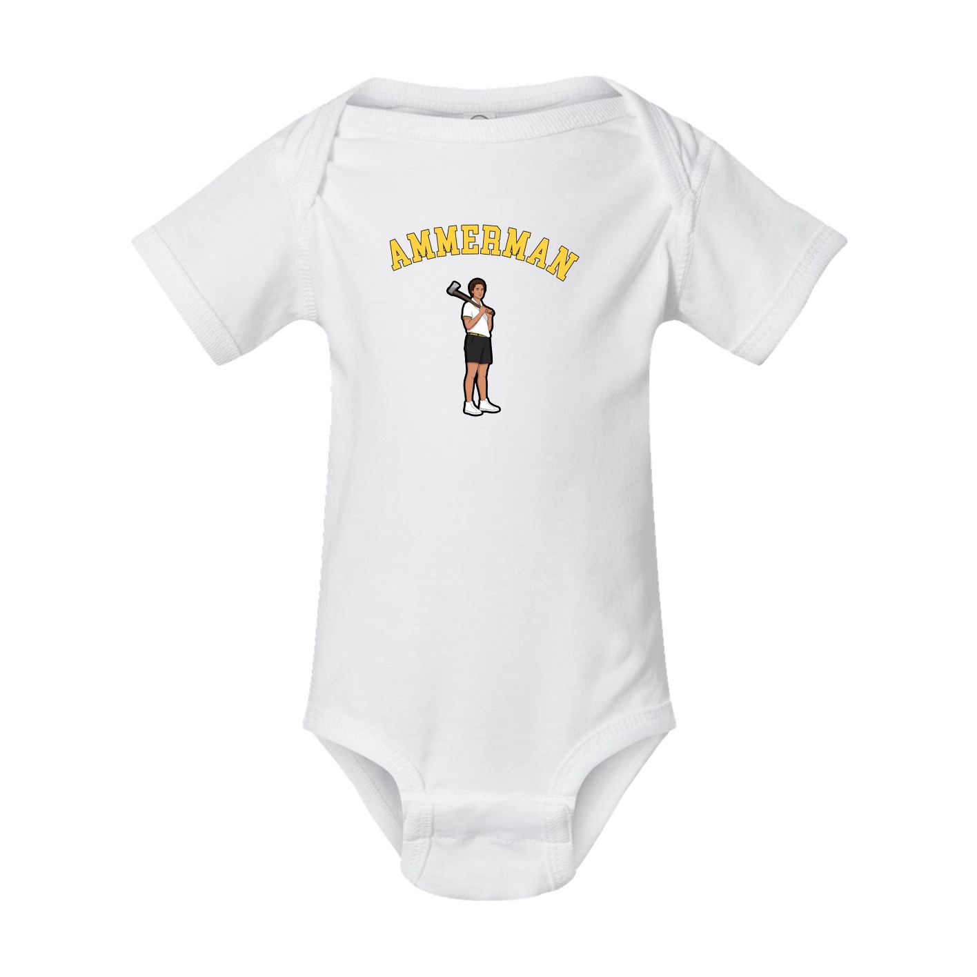 Baby Onesie — Shirsey Arch in White