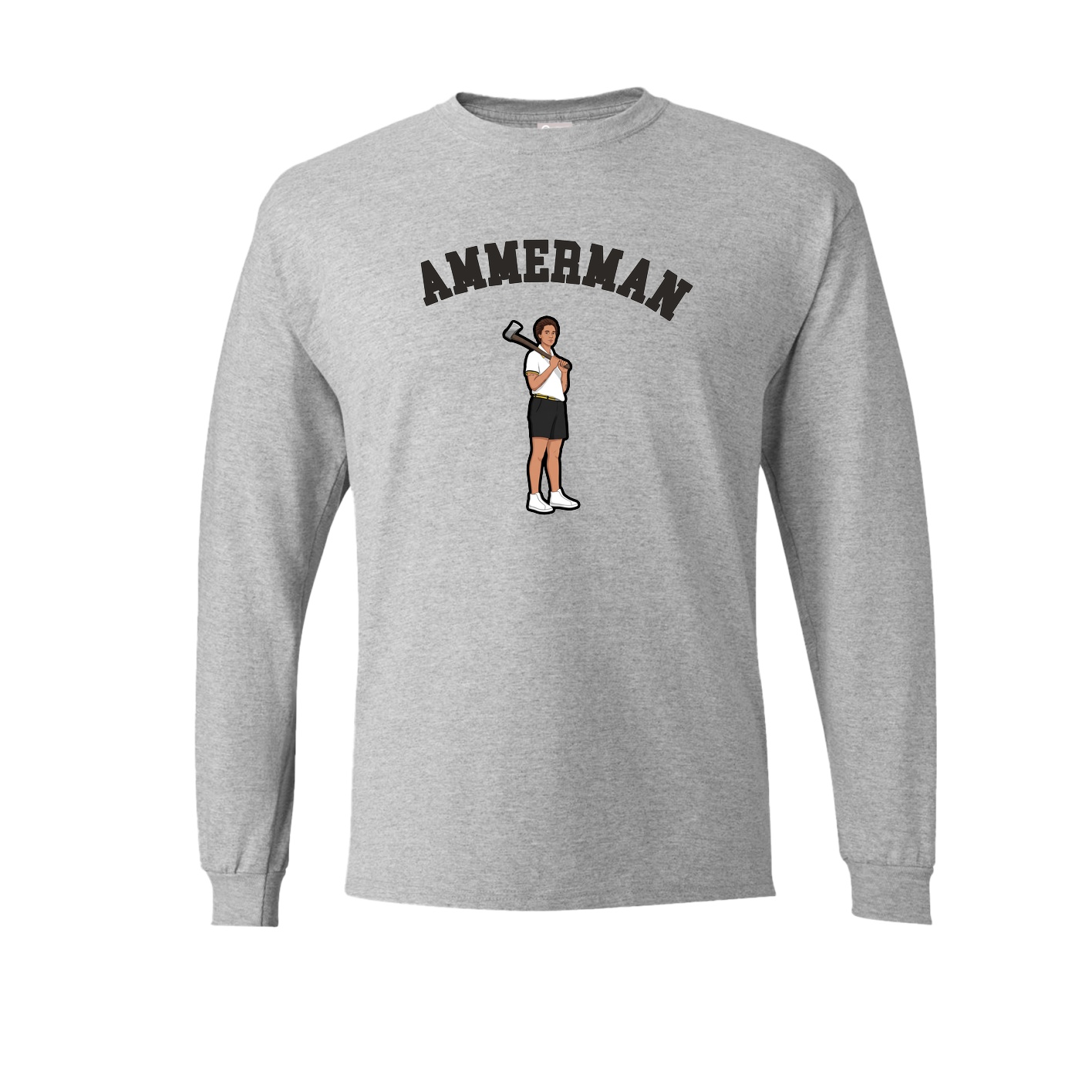 Long Sleeve Tee — Shirsey Arch in Grey