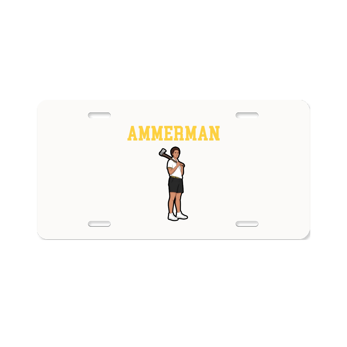 License Plate — Shirsey in Classic