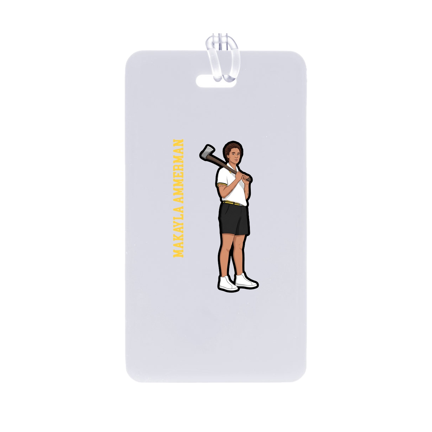 Bag Tag — Name Vertical in Classic
