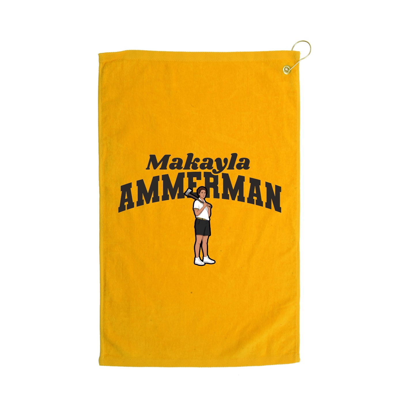 Golf Towel — Signature Arch in Gold