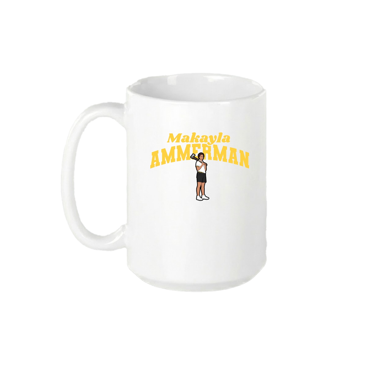 15oz Coffee Mug — Signature Arch in White