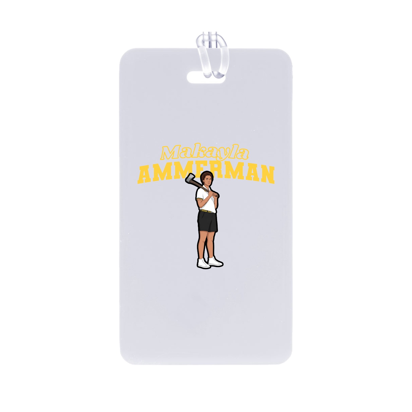 Bag Tag — Name Arch in Classic
