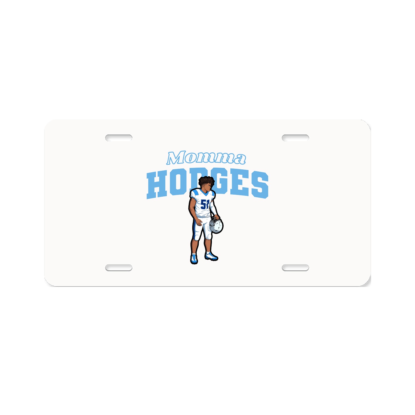 License Plate — Mothers Day Block in Classic