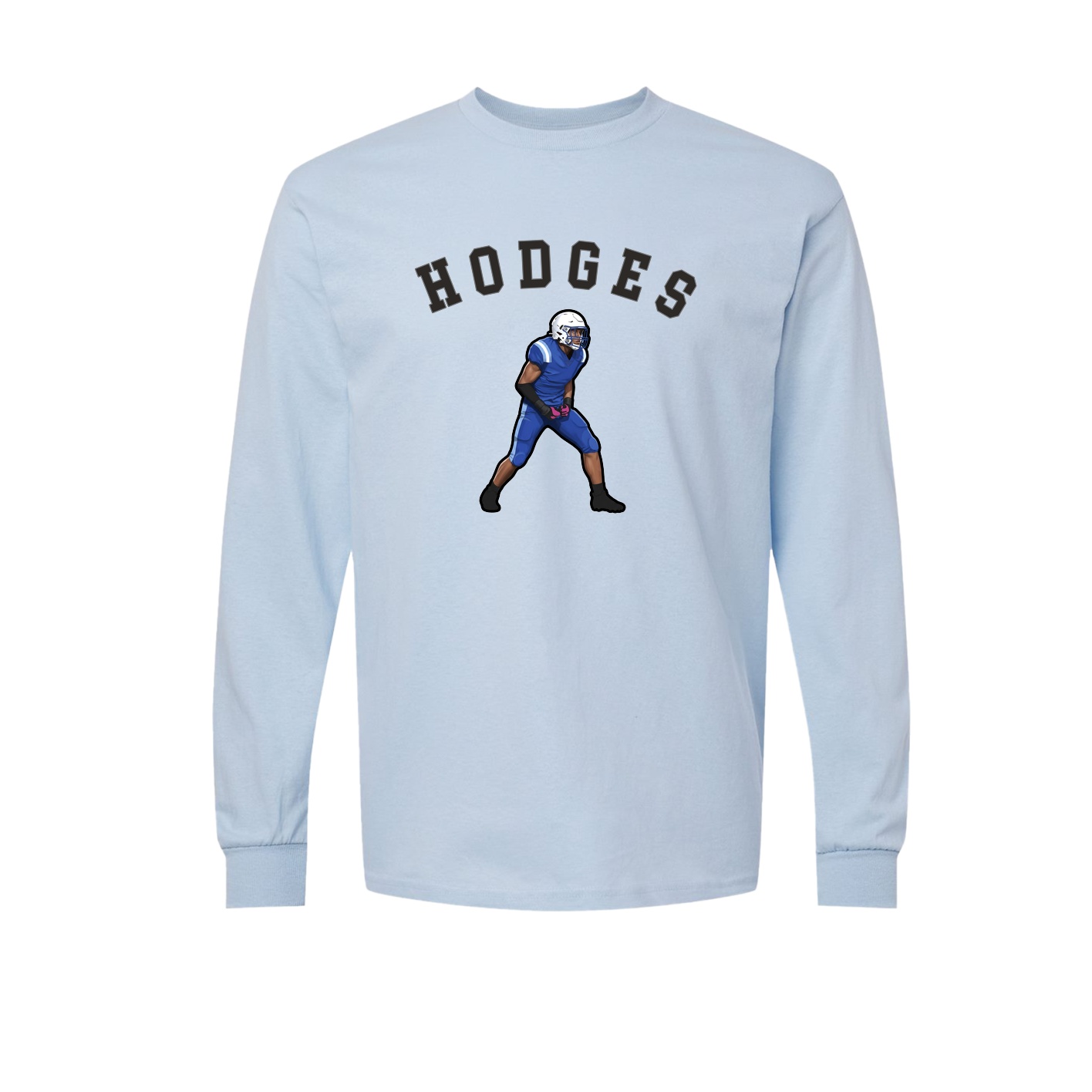 Long Sleeve Tee — Shirsey Arch in Light Blue