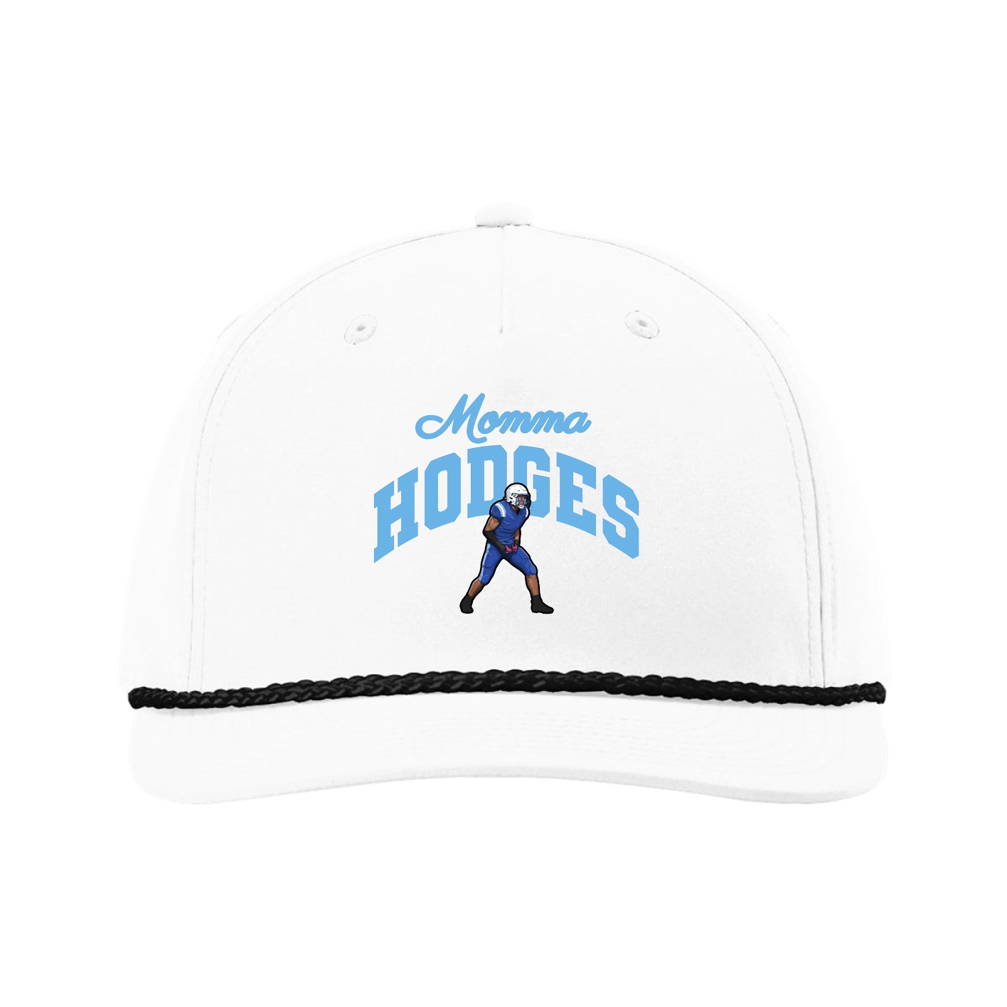 Five-Panel Classic Rope Cap — Mothers Day Arch in White