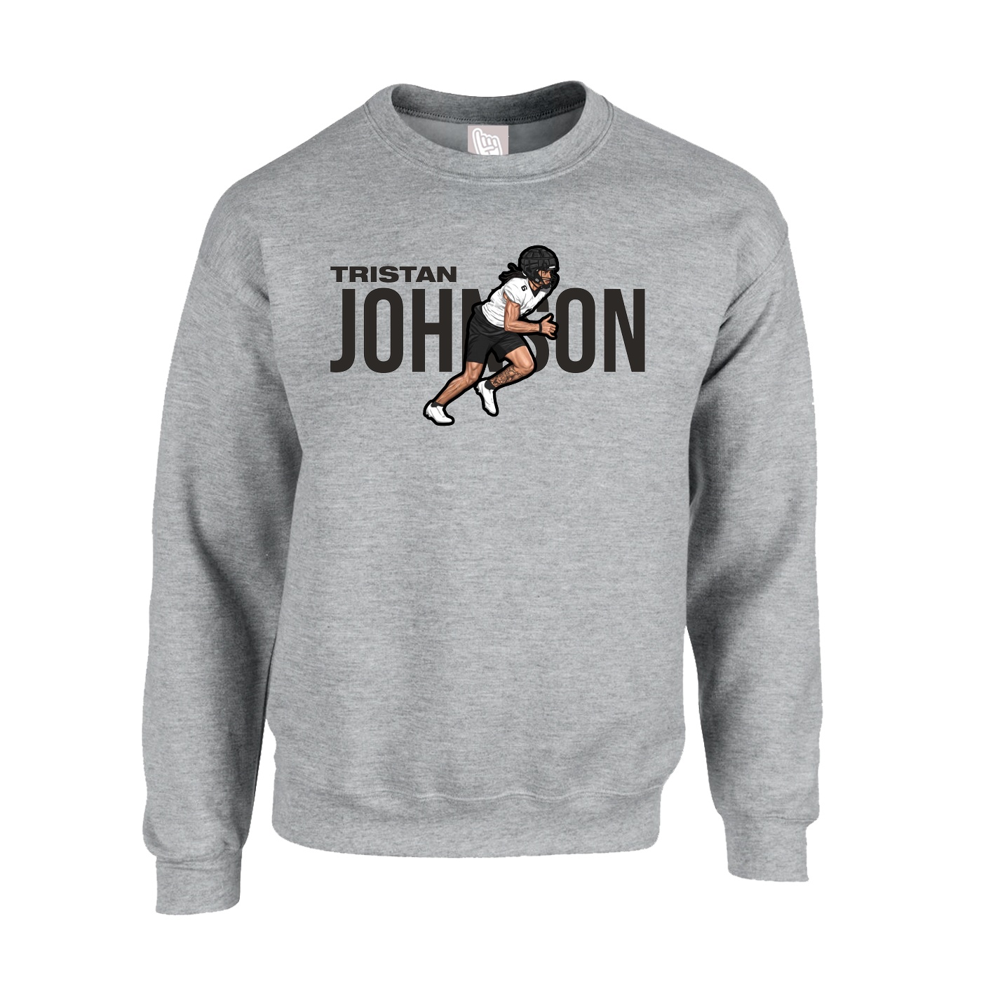 Fleece Crew — Player Name in Grey