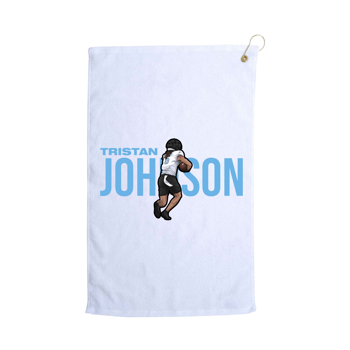 Golf Towel — Player Name in White
